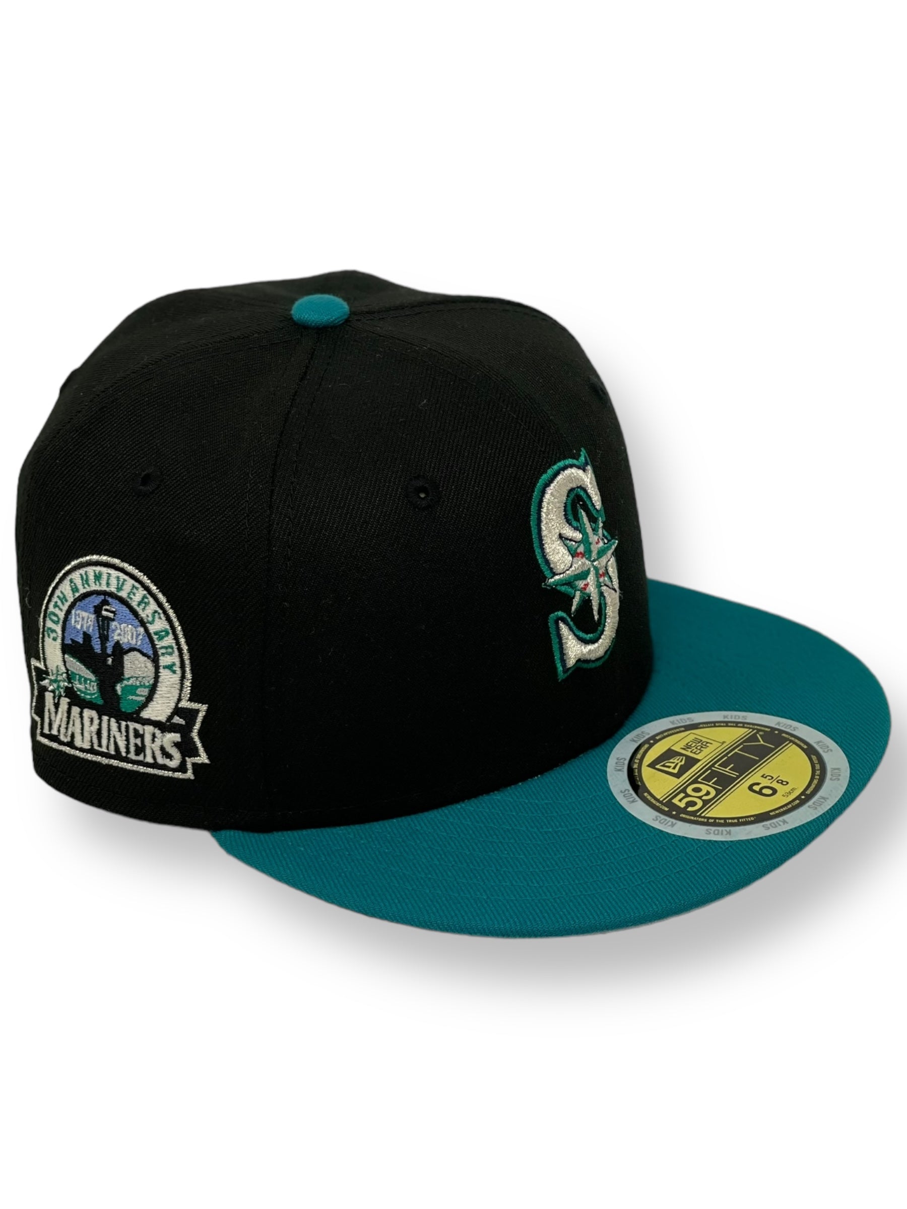 "KIDS" SEATTLE MARINERS (BLACK)(30TH ANN ) NEW ERA 59FIFTY FITTED