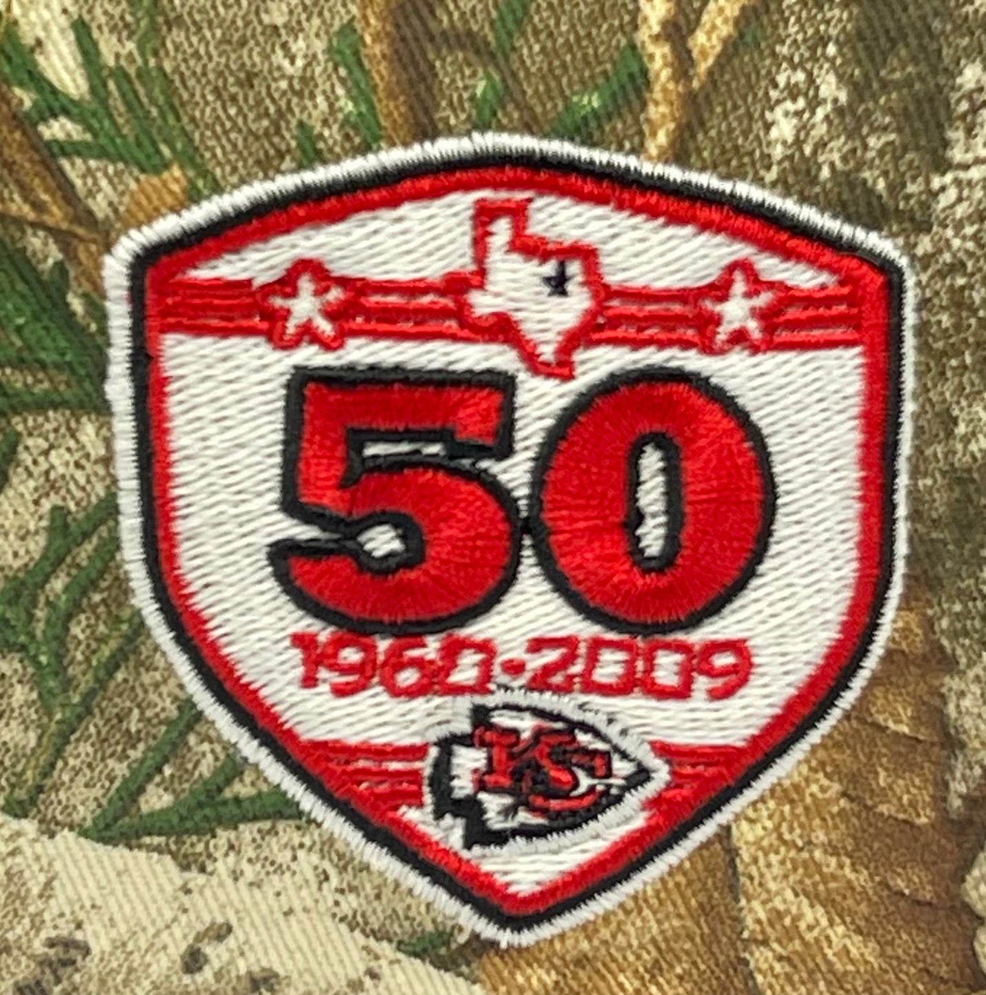 KANSAS CITY CHIEFS (REAL TREE) (50TH ANN) NEW ERA 59FIFTY FITTED
