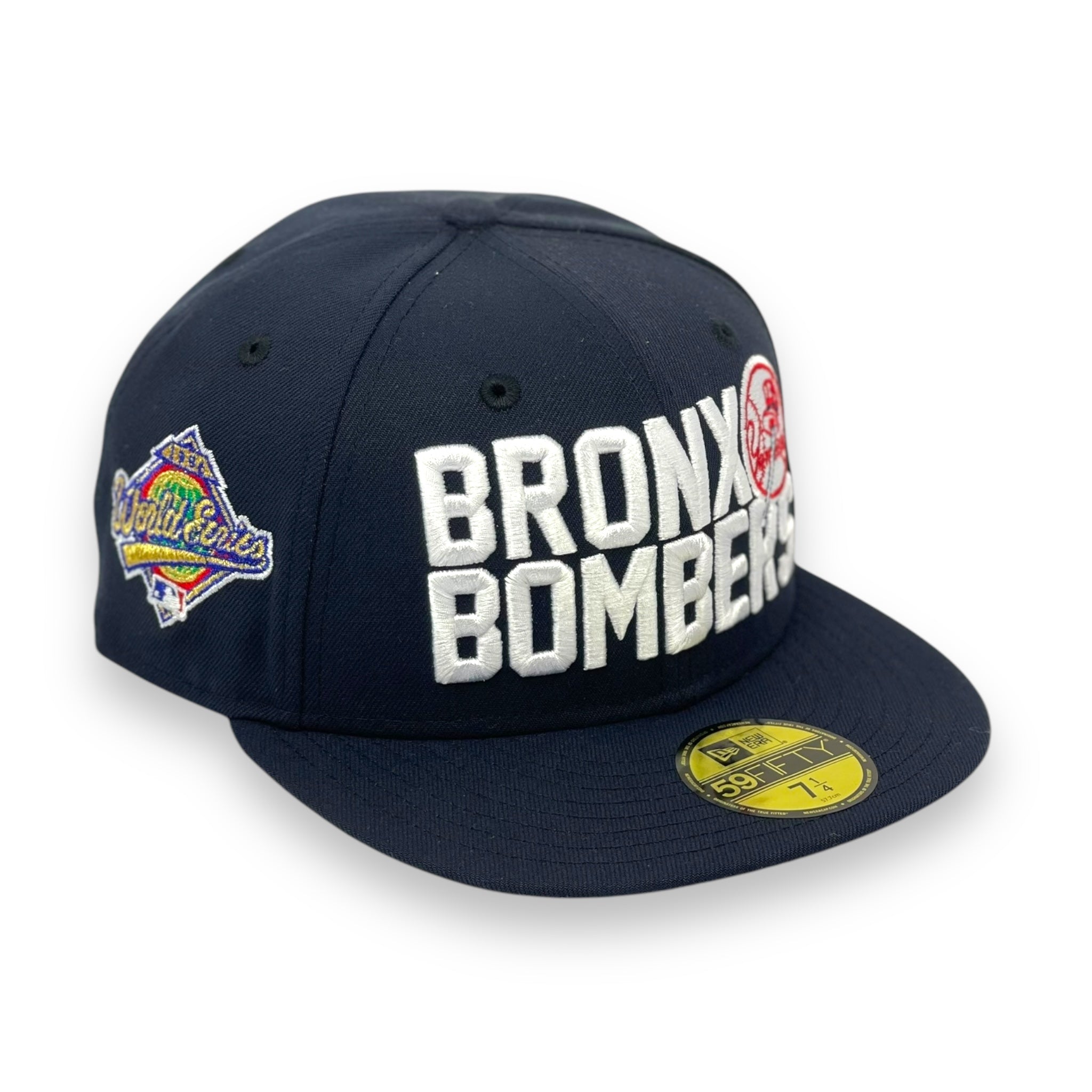 NEW YORK YANKEES NAVY BRONX BOMBERS 1996 WS NEW ERA 59FIFTY FITT 4ucaps
