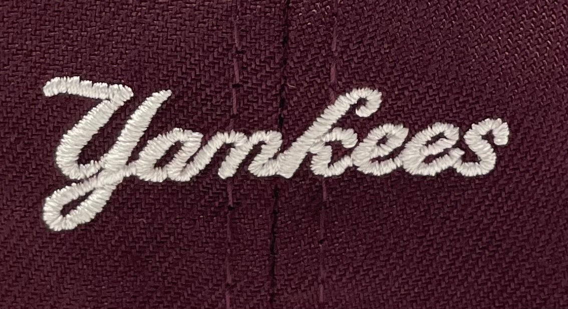 NEW YORK YANKEES (MAROON) "1956 WORLDSERIES" NEW ERA 59FIFTY FITTED