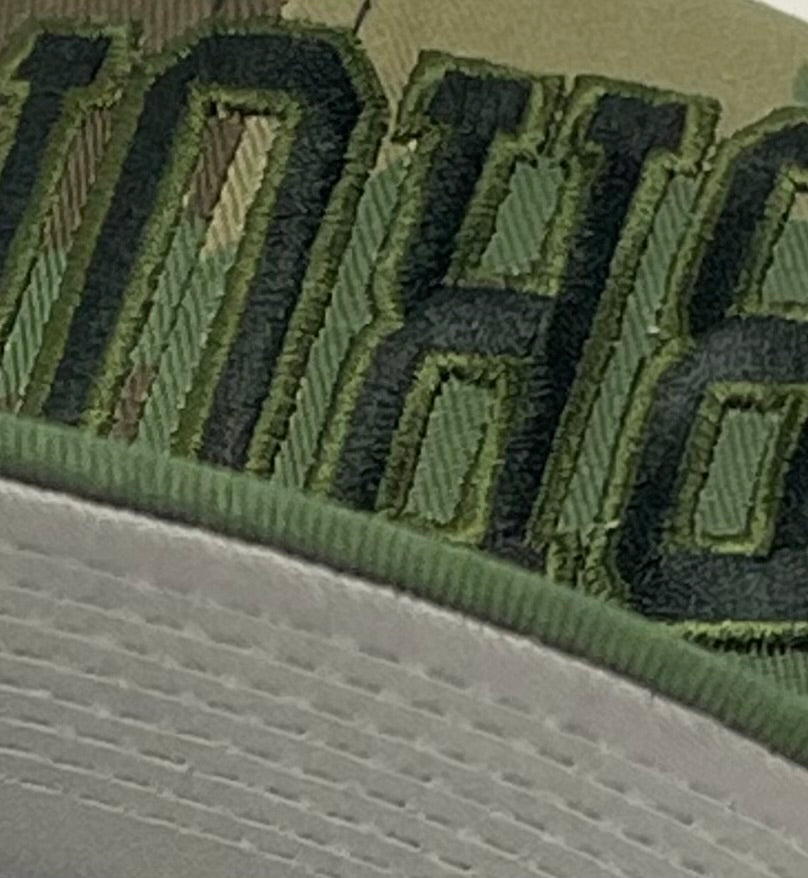 4UCAPS (CAMO) " UPSIDE DOWN BRONX" NEW ERA 59FIFTY FITTED