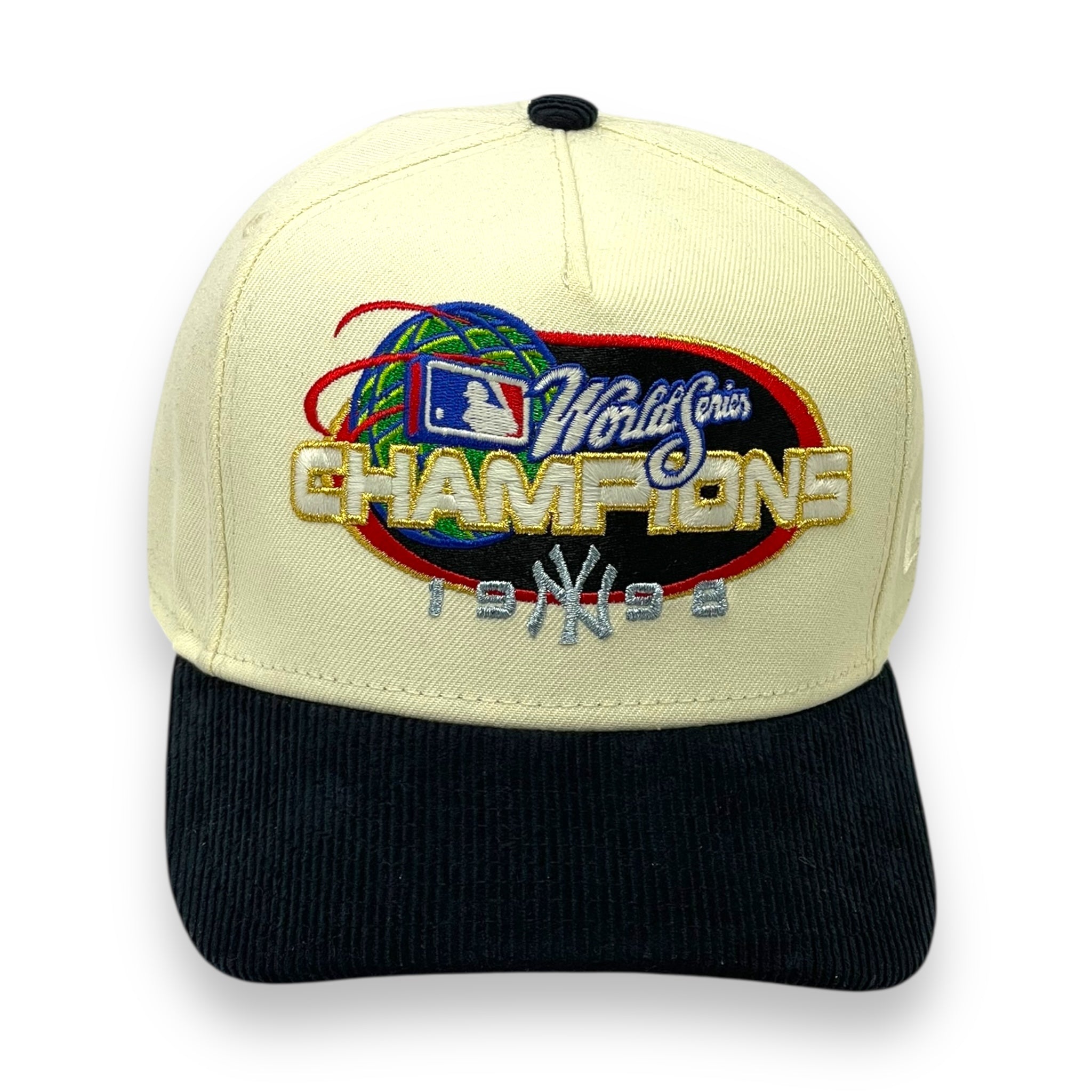 NEW YORK YANKEES (OFF-WHITE) (1998 WS CHAMPS) "9FIFTY AFRAME" NEW ERA SNAPBACK