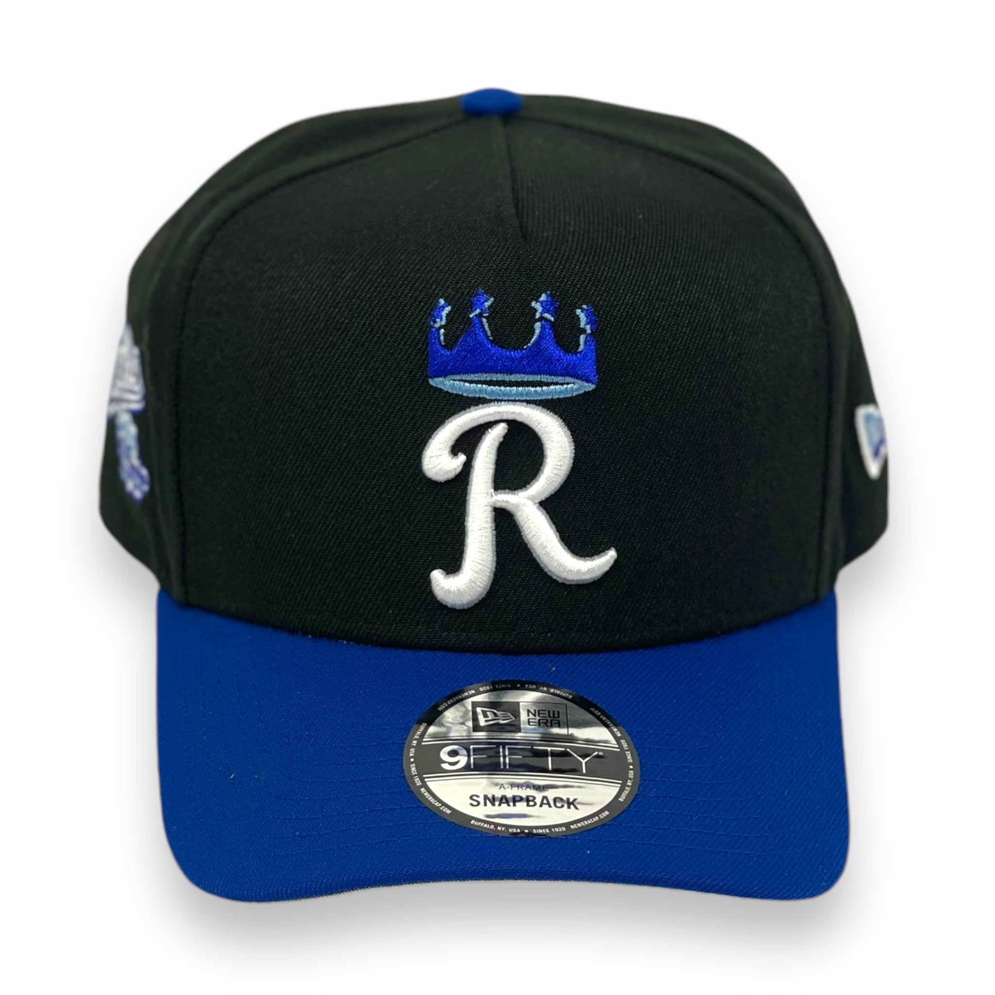 KANSAS CITY ROYALS (BLACK) (30TH ANN) "9FIFTY AFRAME" NEW ERA SNAPBACK