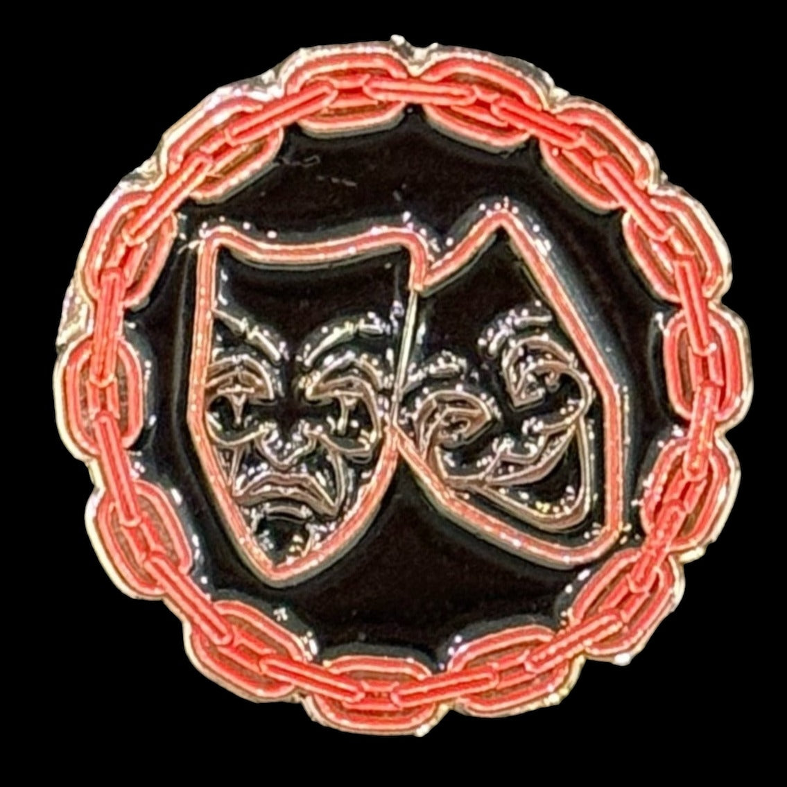MIGHTY NYC FACES OF LIFE (RED) PIN