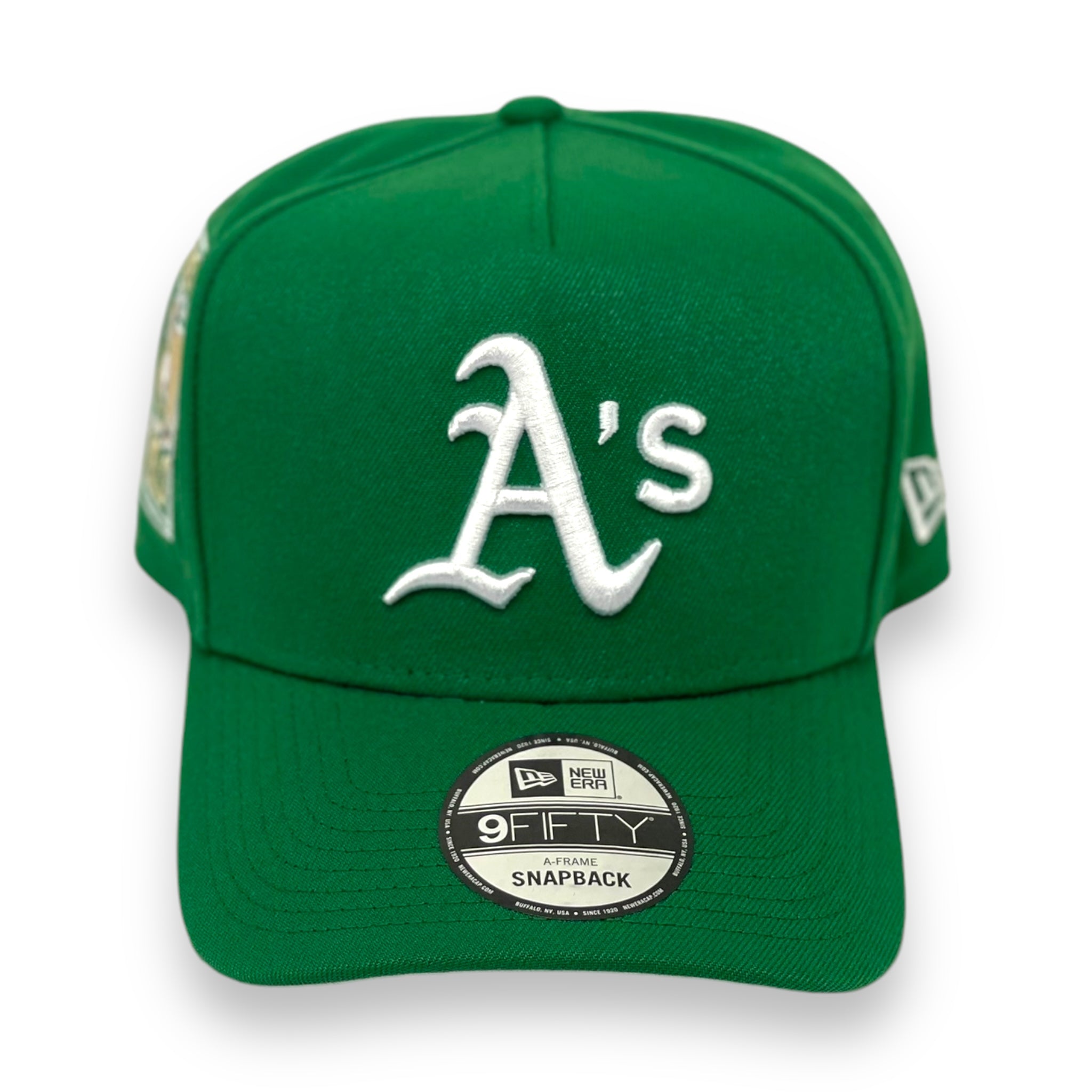OAKLAND ATHLETICS (GREEN) (RICKEY HENDERSON FIELD) "9FIFTY AFRAME" NEW ERA SNAPBACK