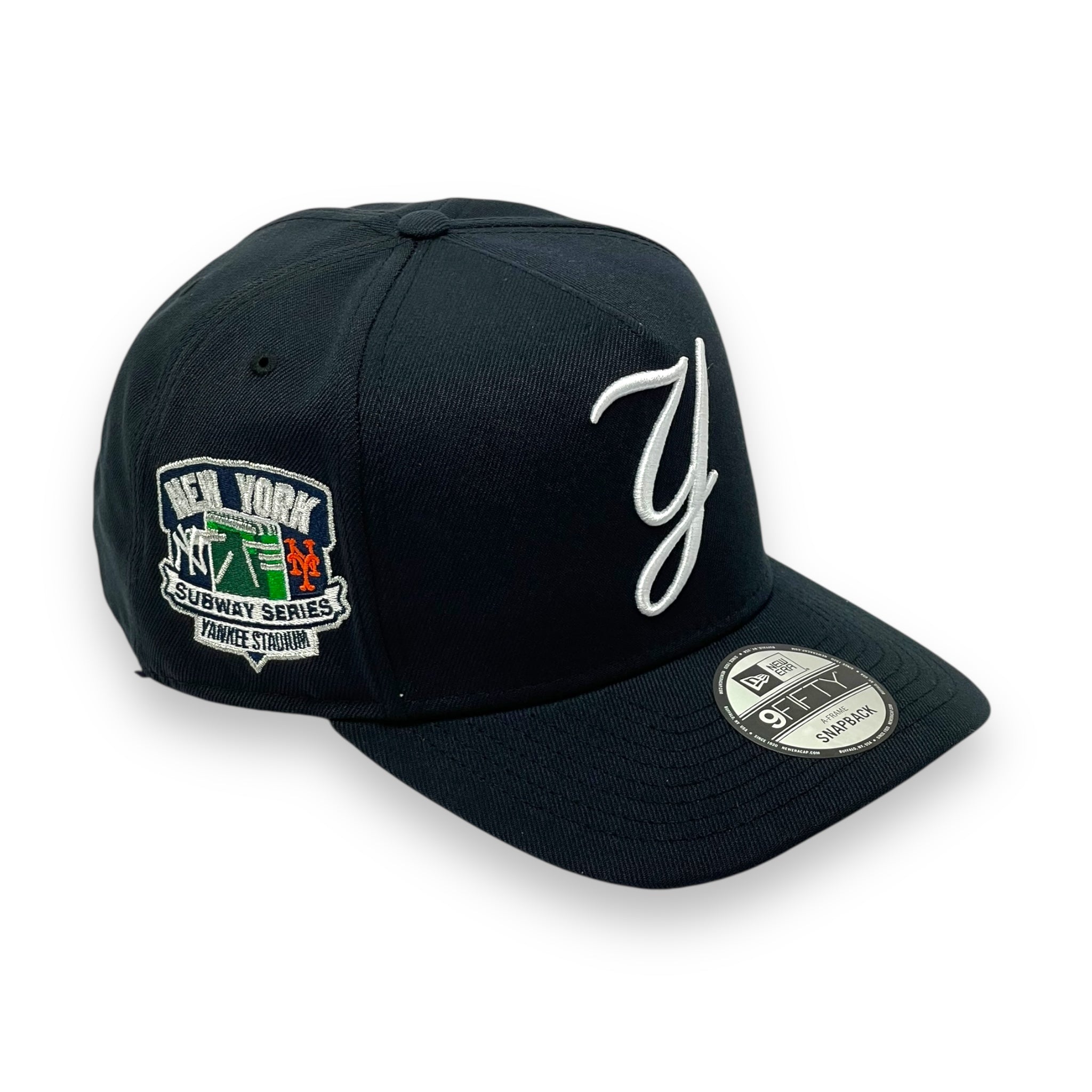NEW YORK YANKEES (NAVY Y LOGO) (SUBWAY SERIES) "9FIFTY AFRAME" NEW ERA SNAPBACK