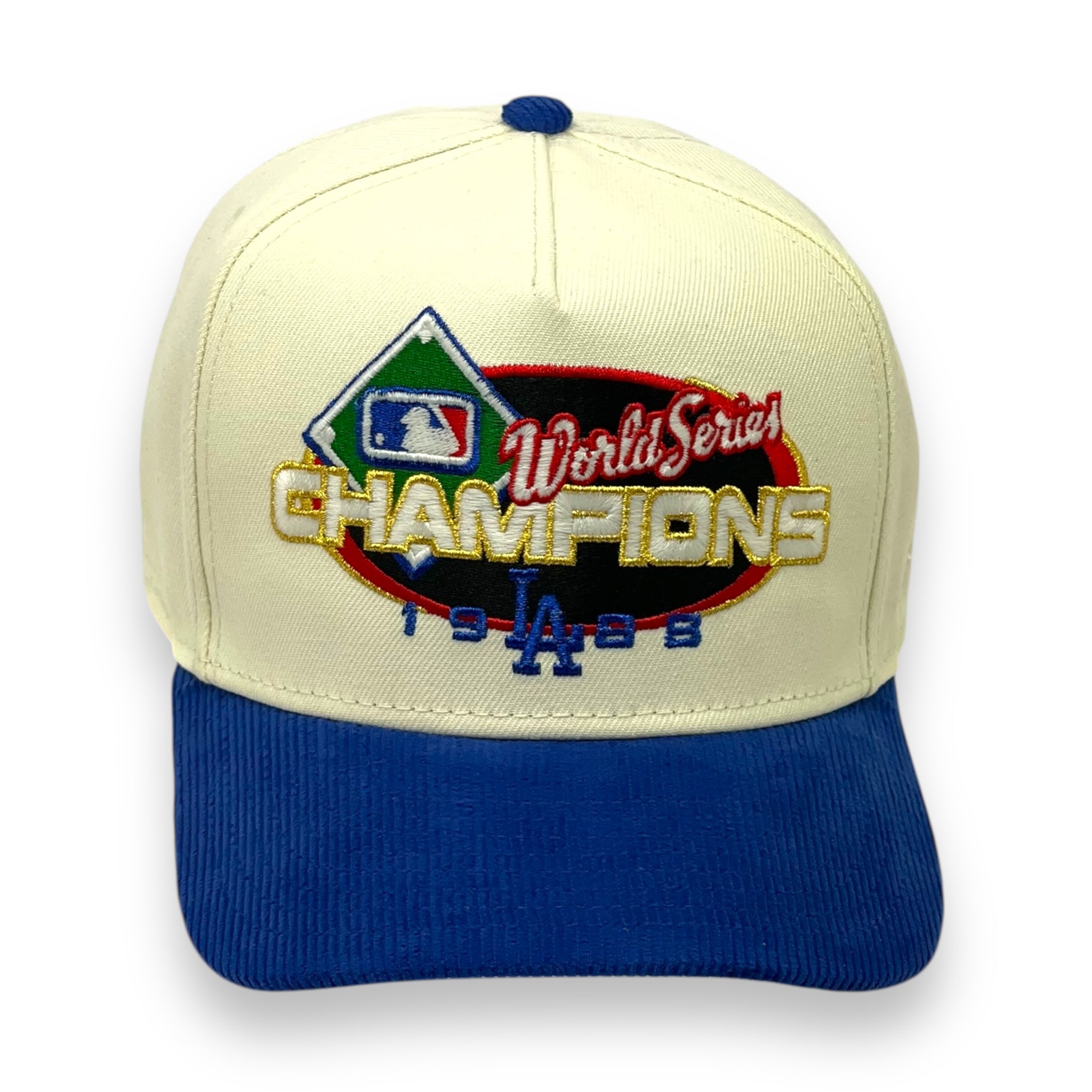 LOS ANGELES DODGERS (OFF-WHITE) (1988 WS CHAMPS) "9FIFTY AFRAME" NEW ERA SNAPBACK