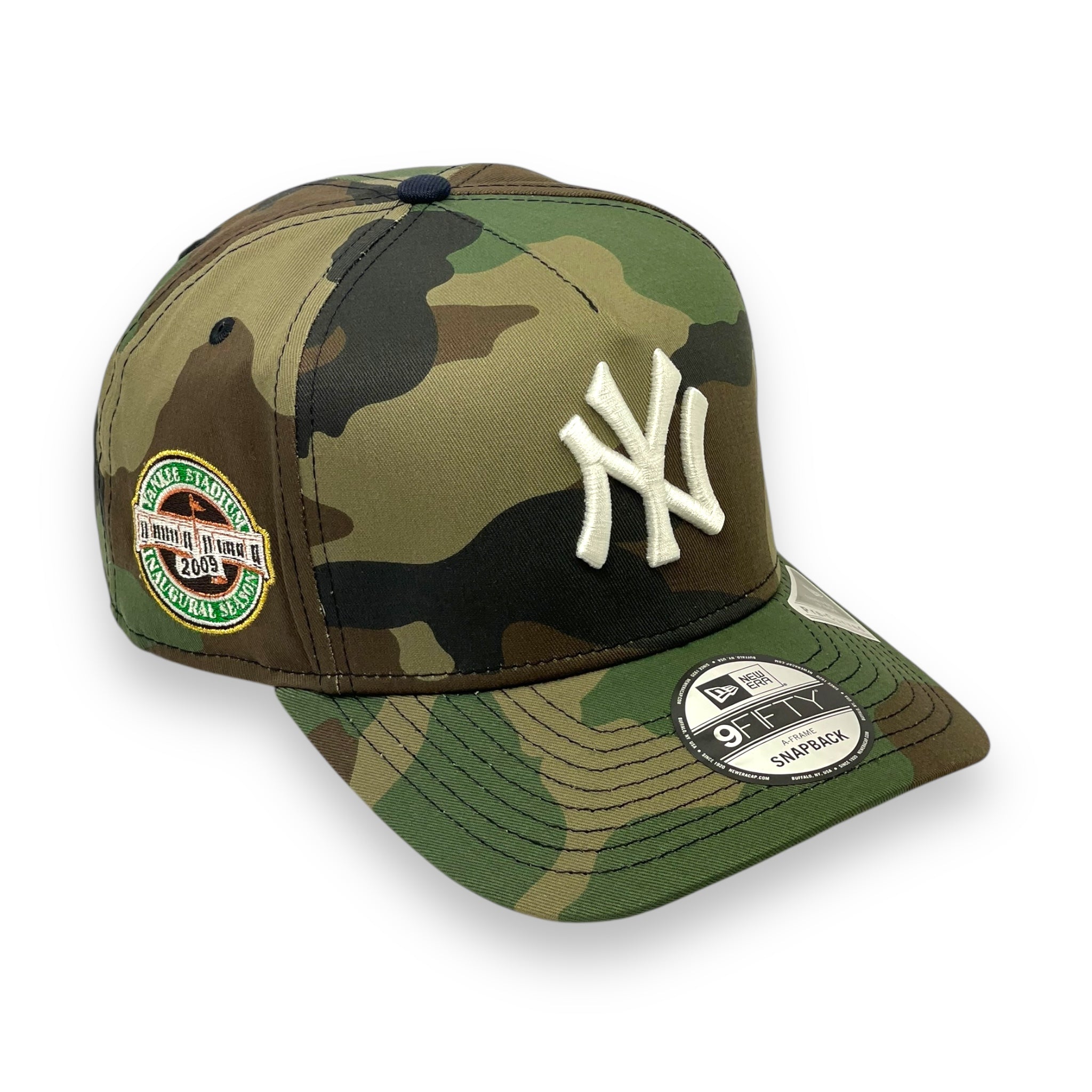 NEW YORK YANKEES (CAMO) (2000 WORLD SERIES) "9FIFTY AFRAME" NEW ERA SNAPBACK