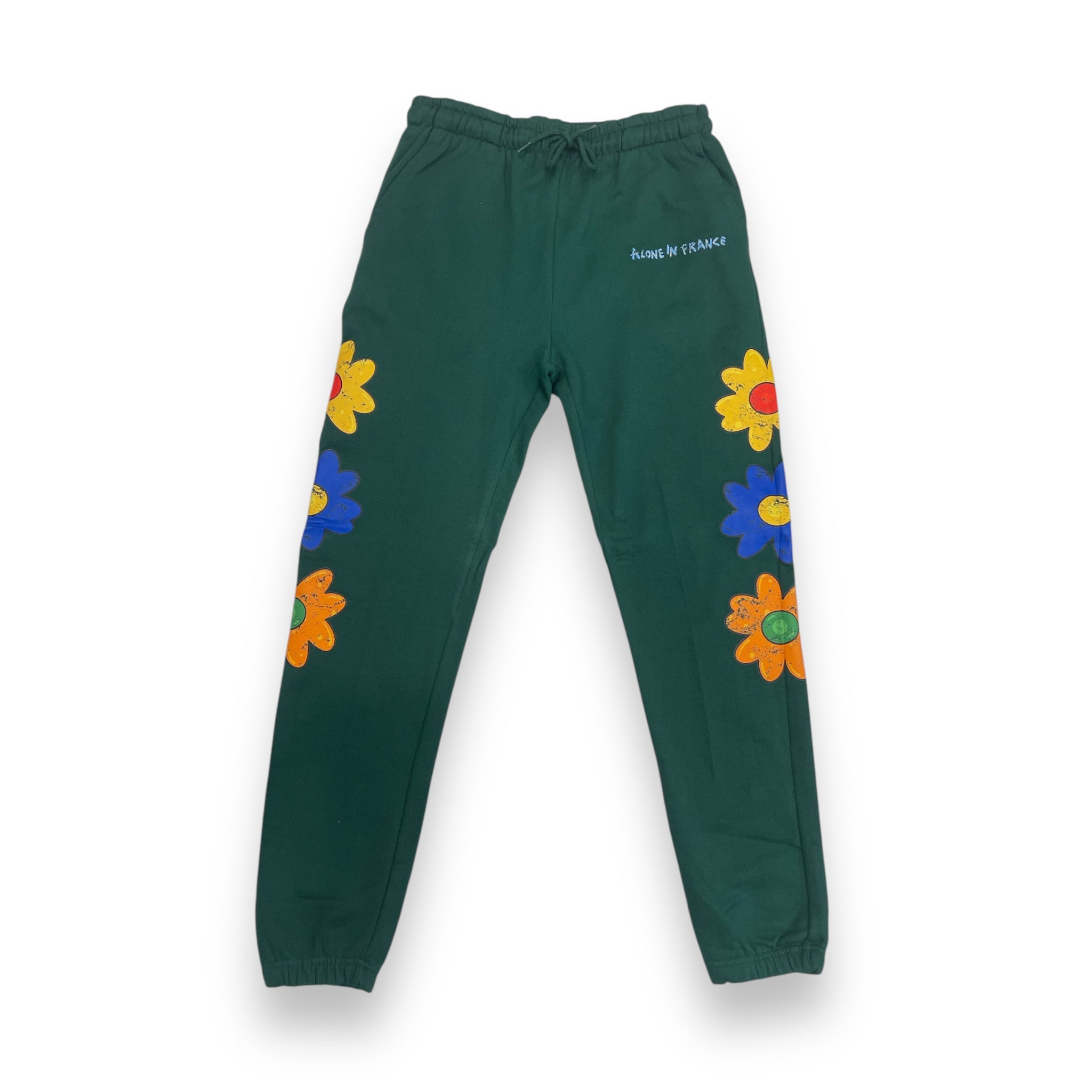 ALONE IN FRANCE "WORLD TOUR" (DARK GREEN) JOGGER