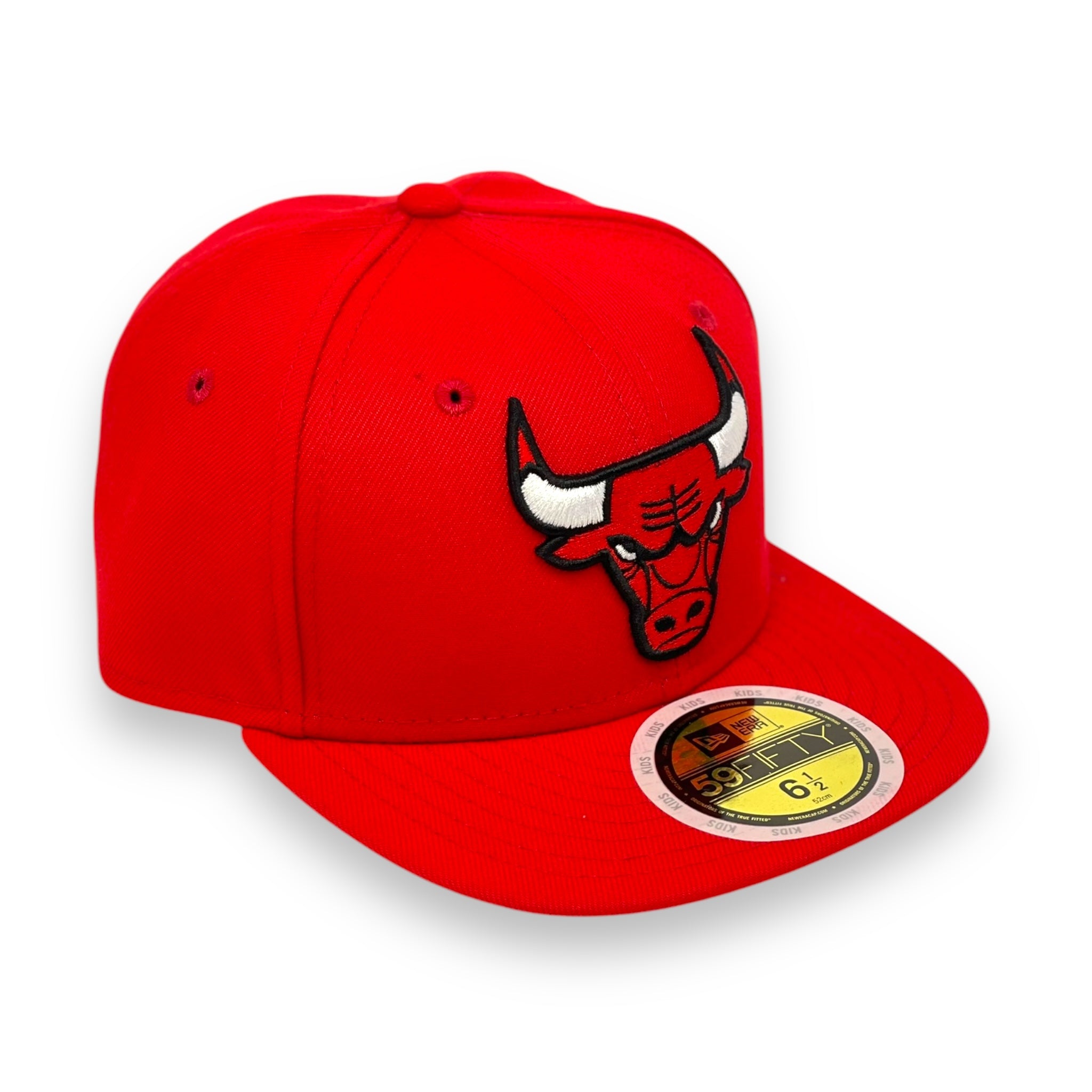 "KIDS" CHICAGO BULLS (RED) NEW ERA 59FIFTY FITTED