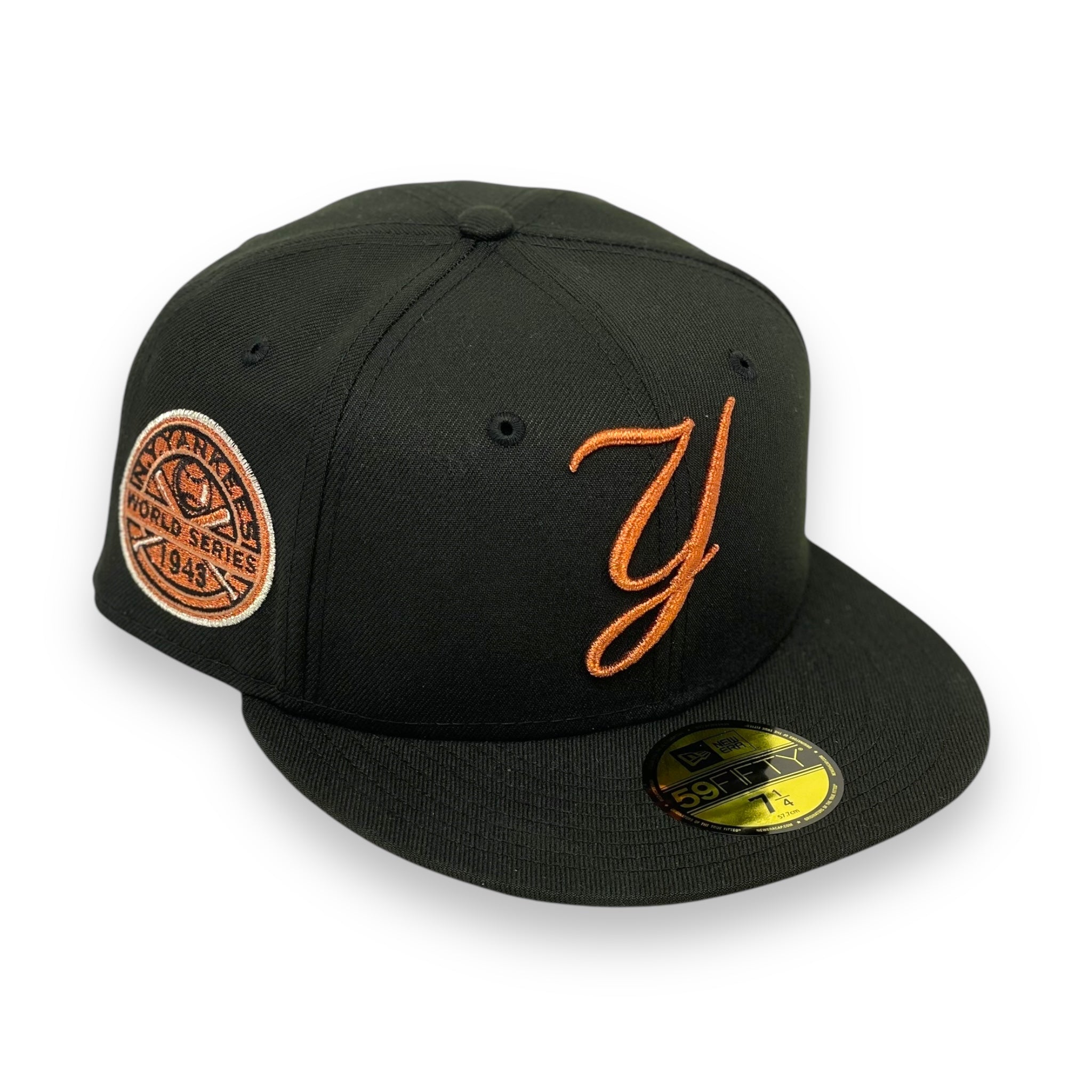 NEW YORK YANKEES (Y LOGO) (BLK/COPP) (1943 WORLDSERIES) NEW ERA 59FIFTY FITTED