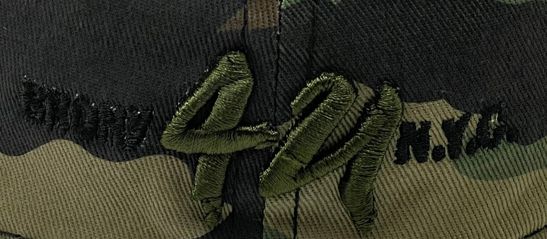 4UCAPS (CAMO) " UPSIDE DOWN BRONX" NEW ERA 59FIFTY FITTED