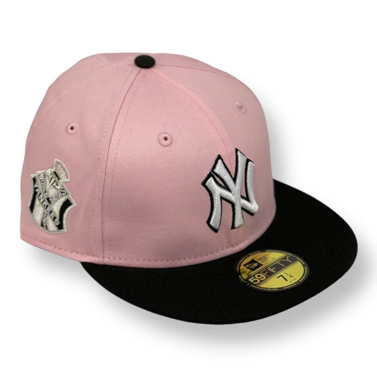 Yankees Rose Pink Yankee Fitted Hat 59fifty Fitted Hat Pink Ny