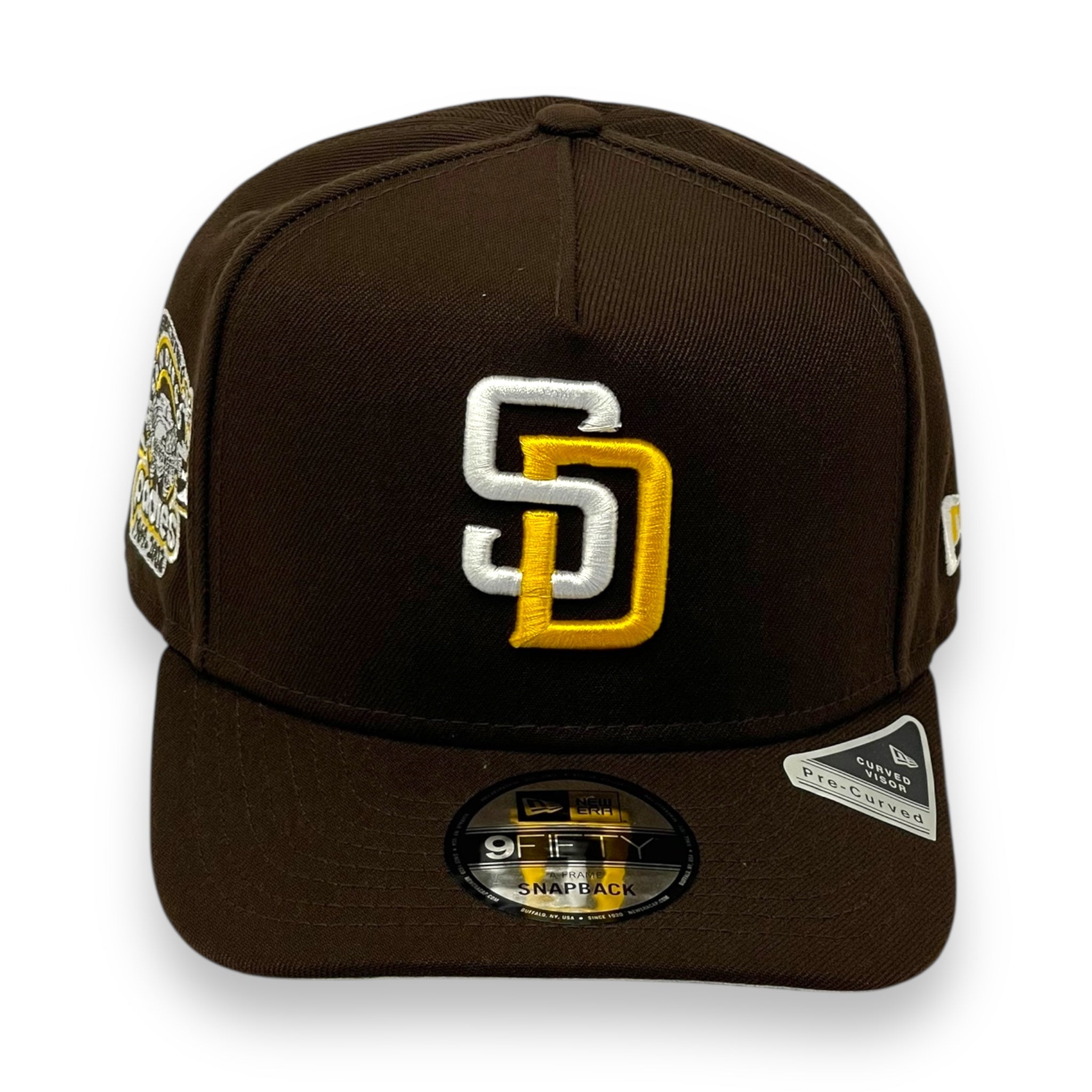 SAN DIEGO PADRES (BROWN) "THE Q"(1969-2003) "9FIFTY AFRAME" NEW ERA SNAPBACK