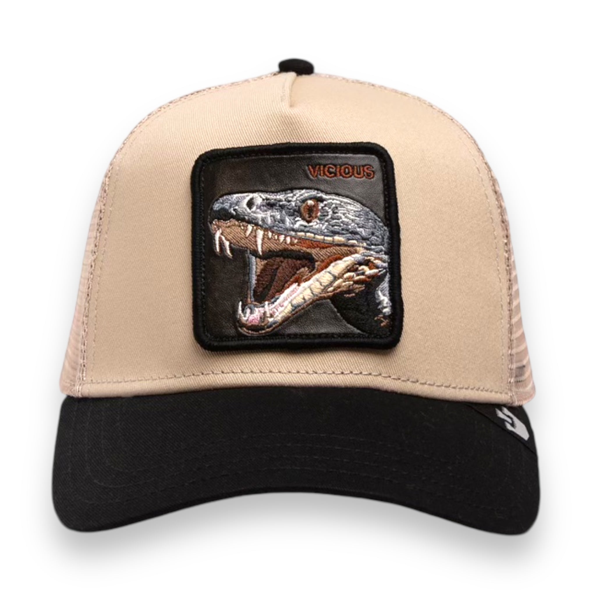 GOORIN BROS (EBONY) THE SNAKE "VICIOUS" TRUCKER SNAPBACK