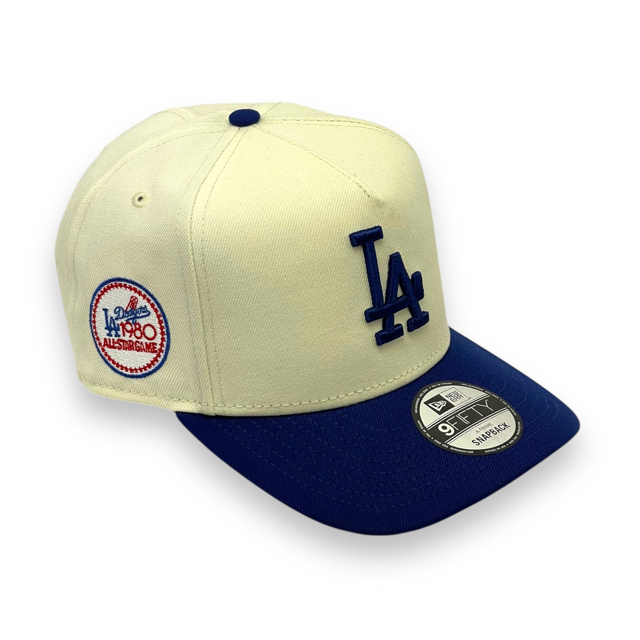 LOS ANGELES DODGERS (OFF-WHITE) (1980 ALLSTARGAME) "9FIFTY AFRAME" NEW ERA SNAPBACK