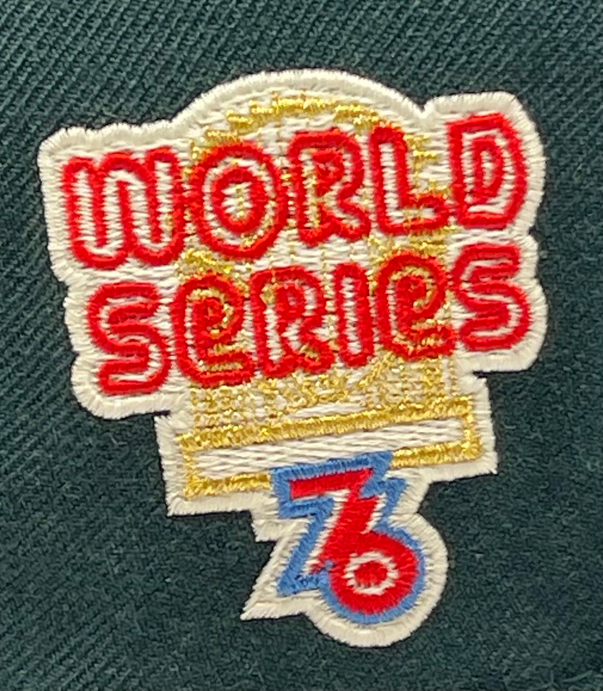 NEW YORK YANKEES (DK-GREEN) "1976 WORLD SERIES" NEW ERA 59FIFTY FITTED