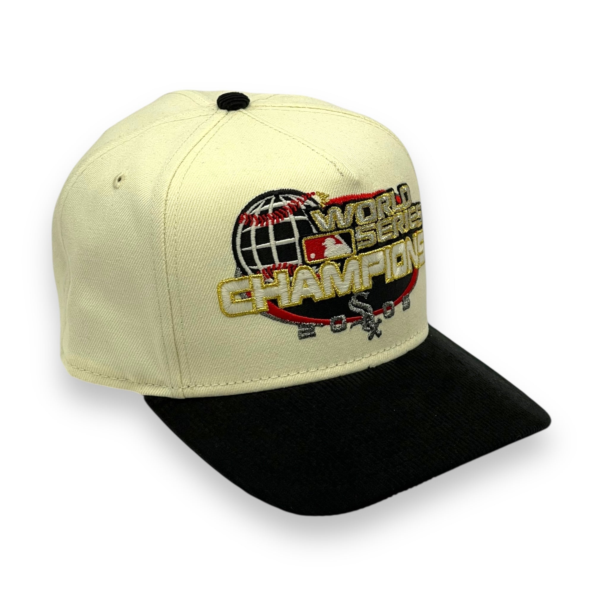 CHICAGO WHITESOX (OFF-WHITE) (2005 WORLD SERIES) "9FIFTY AFRAME" NEW ERA SNAPBACK