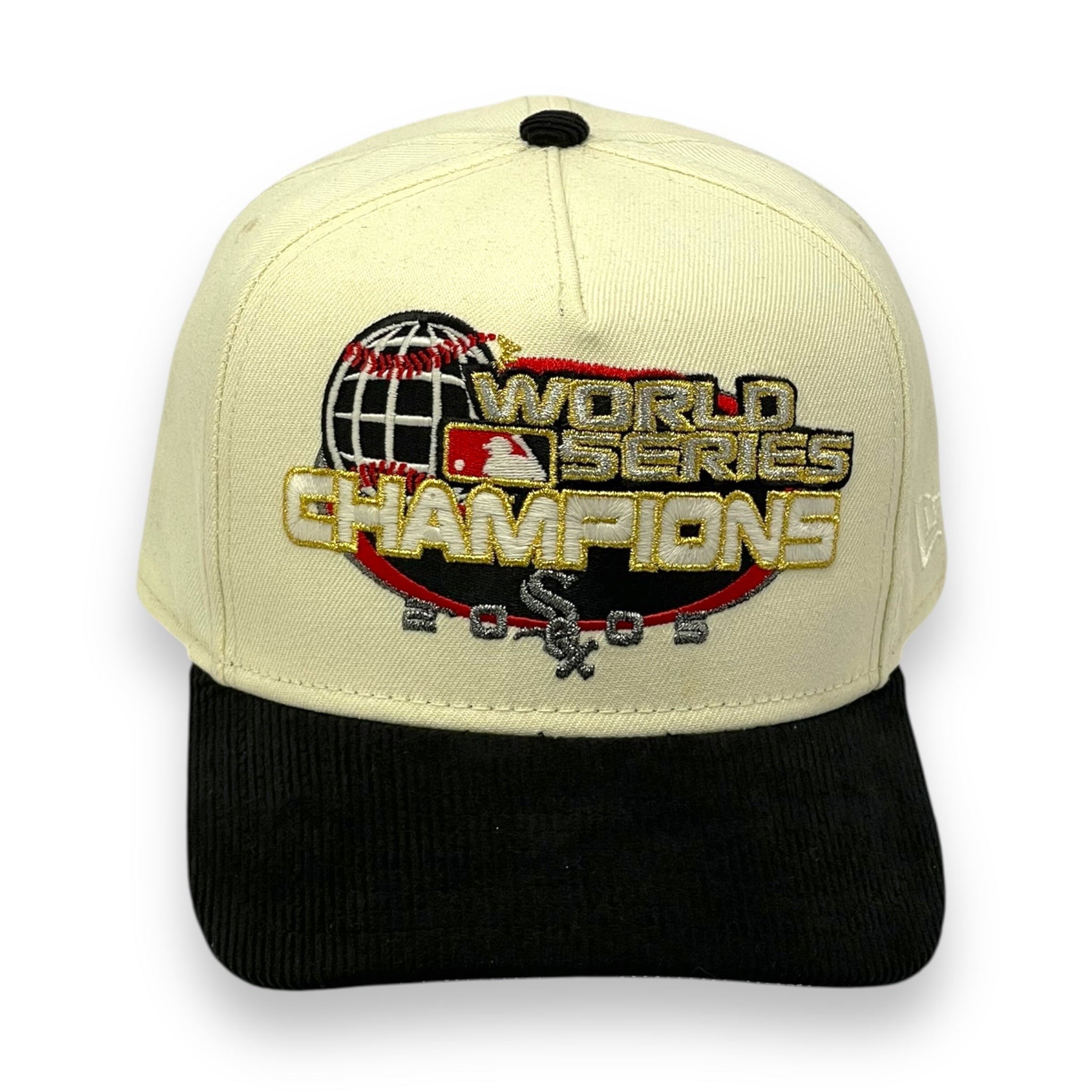 CHICAGO WHITESOX (OFF-WHITE) (2005 WORLD SERIES) "9FIFTY AFRAME" NEW ERA SNAPBACK