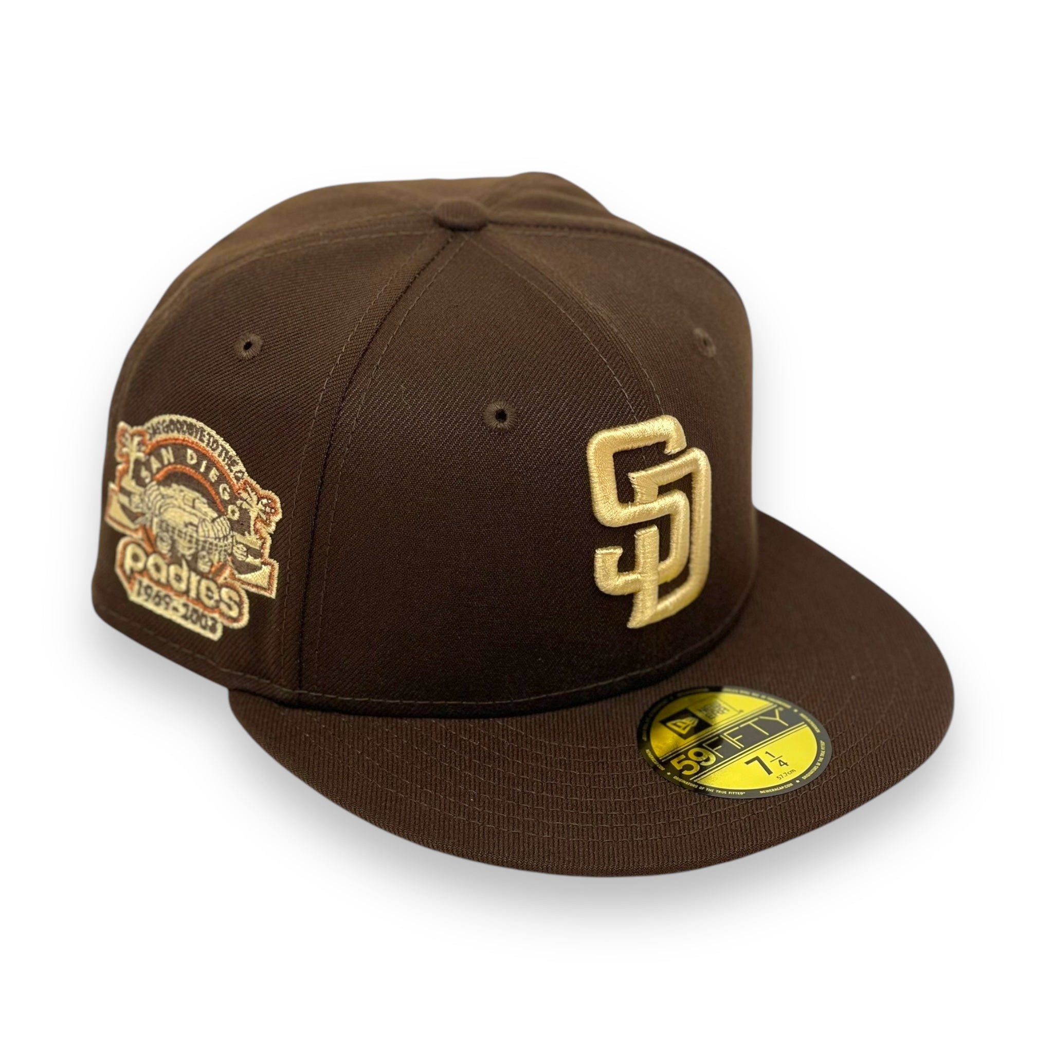 SAN DIEGO PADRES (BROWN) SAN DIEGO STADIUM "1969-2003" NEW ERA 59FIFTY FITTED