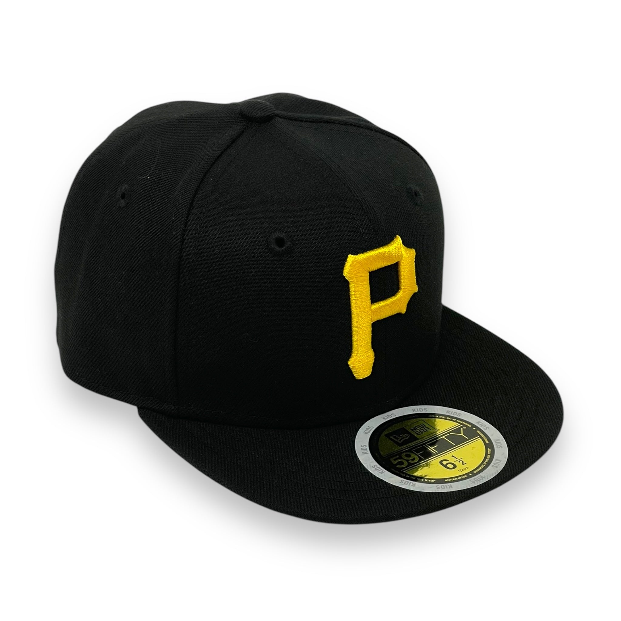 "KIDS" - PITTSBURGH PIRATES NEW ERA 59FIFTY FITTED (GREEN UNDER VISOR)