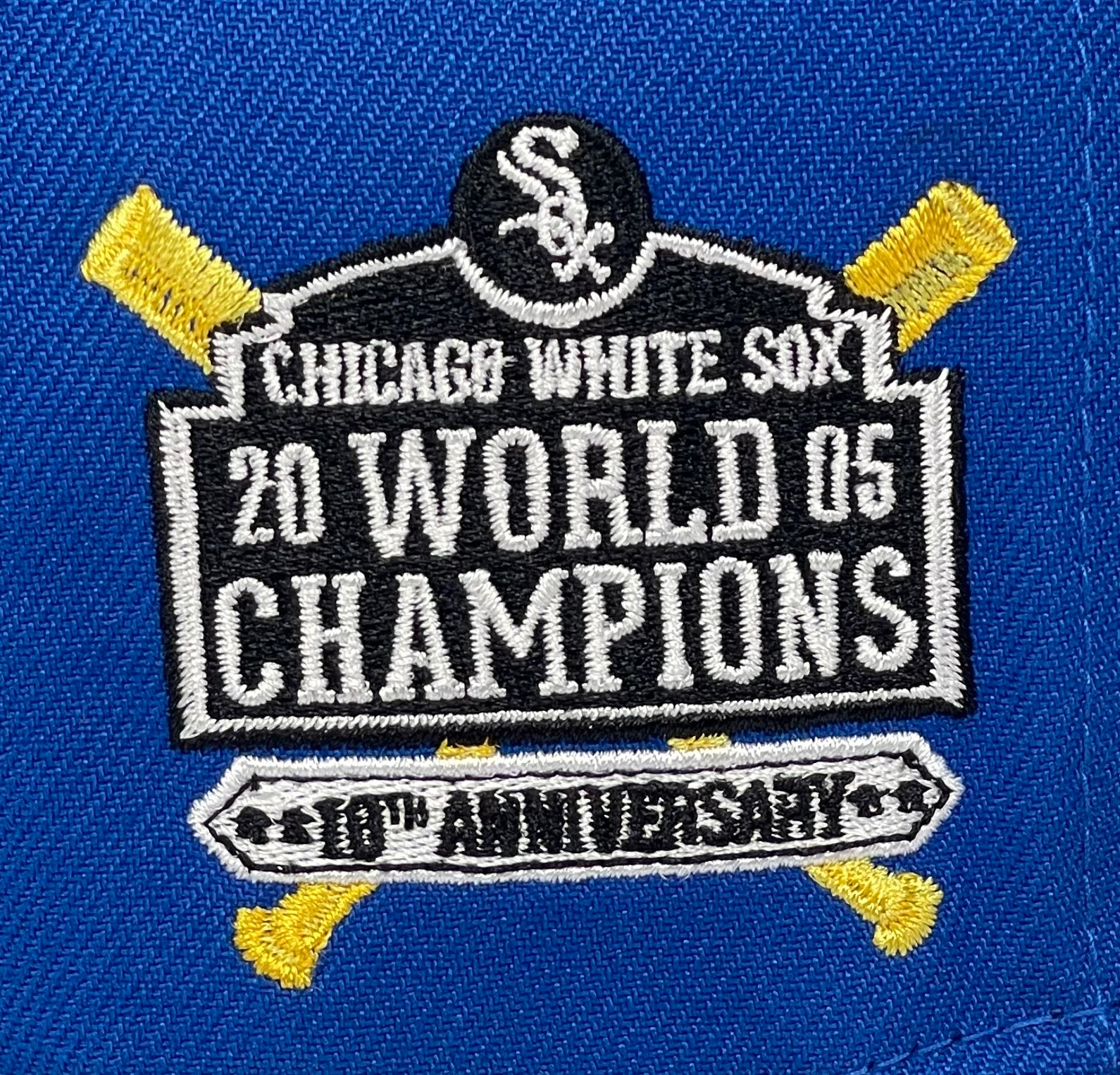 CHICAGO WHITESOX (ROYAL) (10TH ANN OF "2005 WS CHAMPS" ) NEW ERA 59FIFTY FITTED