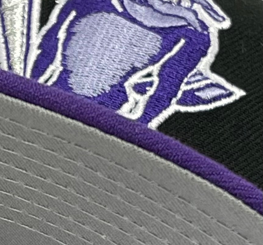 BALTIMORE ORIOLES (BLACK/PURPLE) (50TH ANN) "1954-2004" NEW ERA 59FIFTY FITTED