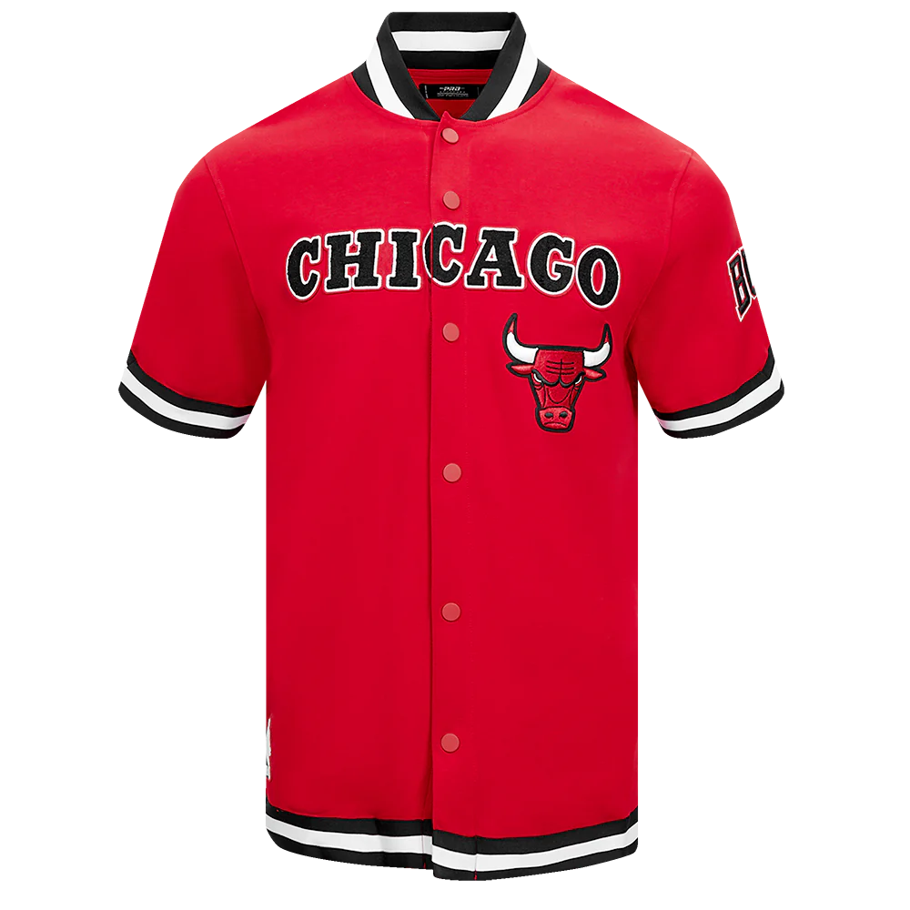 PRO STANDARD CHICAGO BULLS (RED) CLASSIC WARMUP JACKET