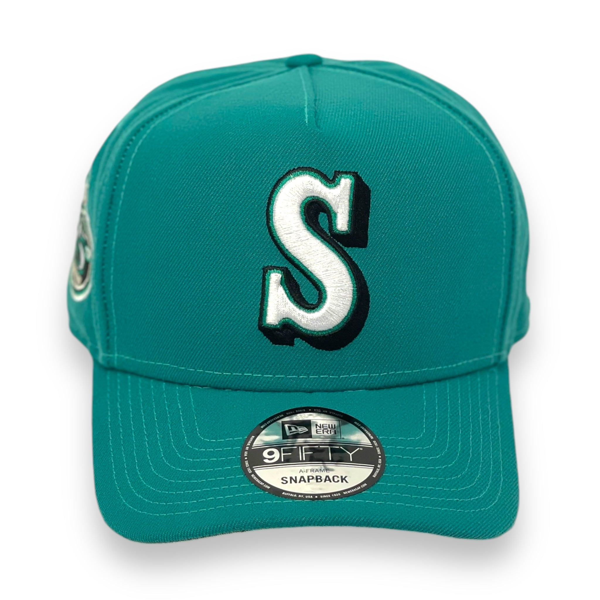 SEATTLE MARINERS (AQUA) (25TH ANN) "9FIFTY AFRAME" NEW ERA SNAPBACK