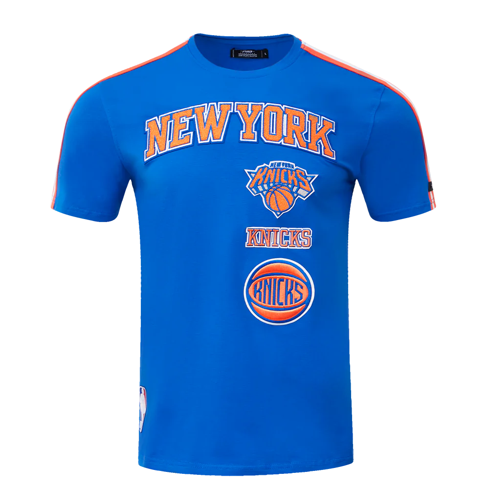 PRO STANDARD NEW YORK KNICKS RETRO CLASSIC SJ STRIPED (ROYAL) TEE  (156099-RYO)