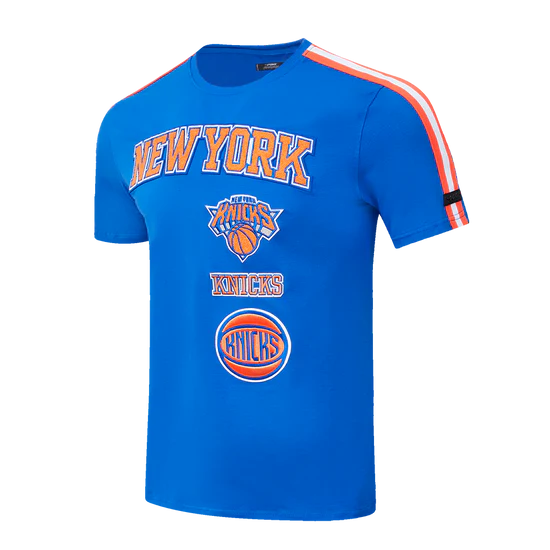 PRO STANDARD NEW YORK KNICKS RETRO CLASSIC SJ STRIPED (ROYAL) TEE  (156099-RYO)