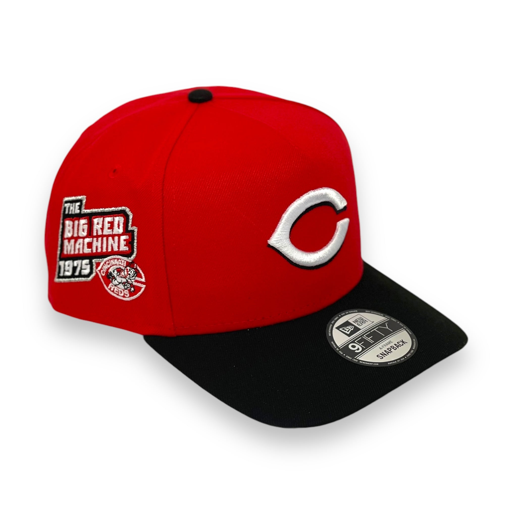 CINCINATTI REDS (RED/BLACK) (1975 BIG RED MACHINE) "9FIFTY AFRAME" NEW ERA SNAPBACK
