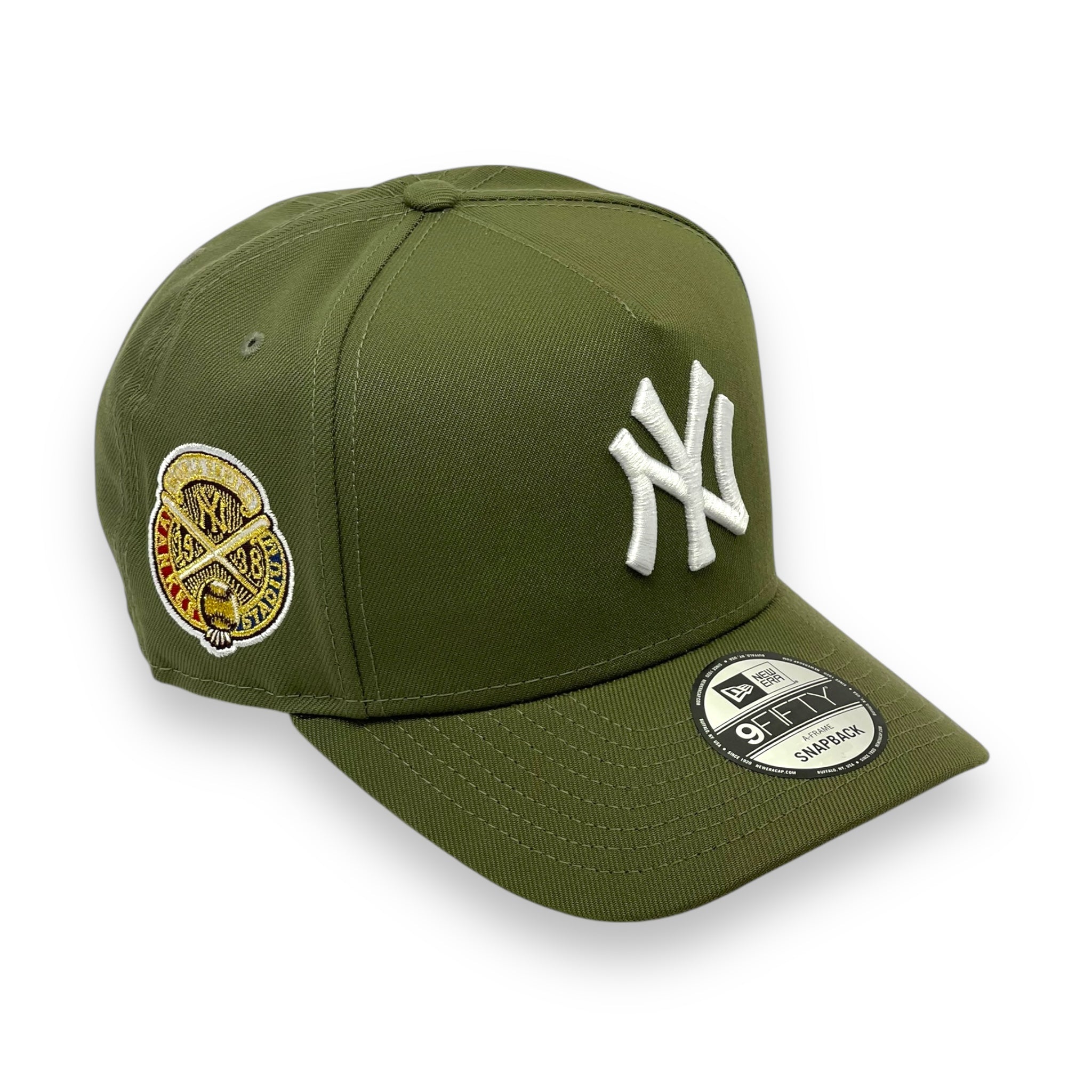 NEW YORK YANKEES (OLIVE) (1938 WORLD SERIES) "9FIFTY AFRAME" NEW ERA SNAPBACK