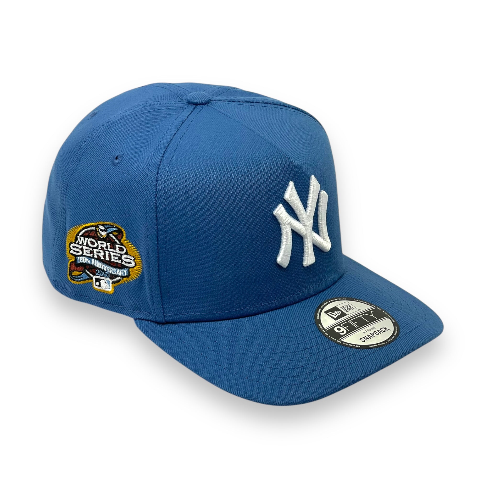 NEW YORK YANKEES (INDIGO) (2003 WORLD SERIES) "9FIFTY AFRAME" NEW ERA SNAPBACK