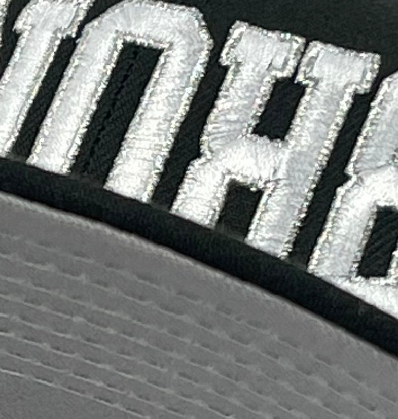 4UCAPS (BLACK) " UPSIDE DOWN BRONX" NEW ERA 59FIFTY FITTED