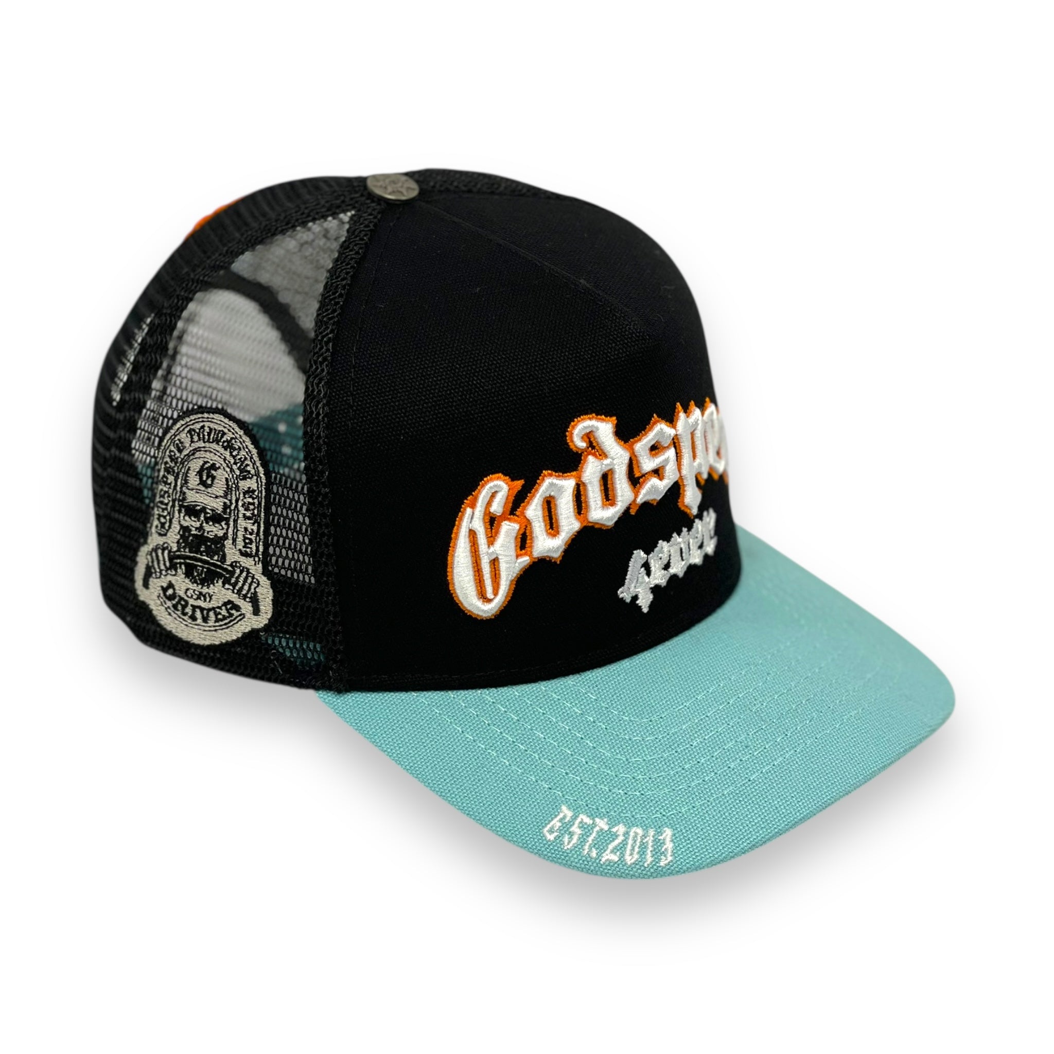 GODSPEED GODSEED FOREVER (BLACK/SKY) TRUCKER SNAPBACK