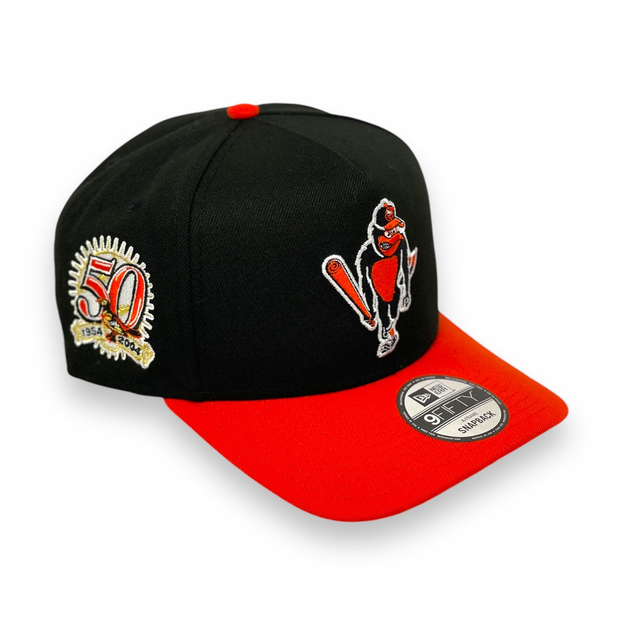 BALTIMORE ORIOLES (50TH ANN) "9FIFTY AFRAME" NEW ERA SNAPBACK