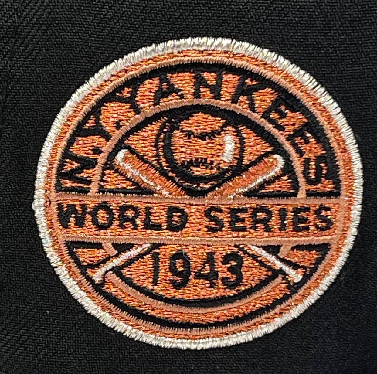 NEW YORK YANKEES (Y LOGO) (BLK/COPP) (1943 WORLDSERIES) NEW ERA 59FIFTY FITTED