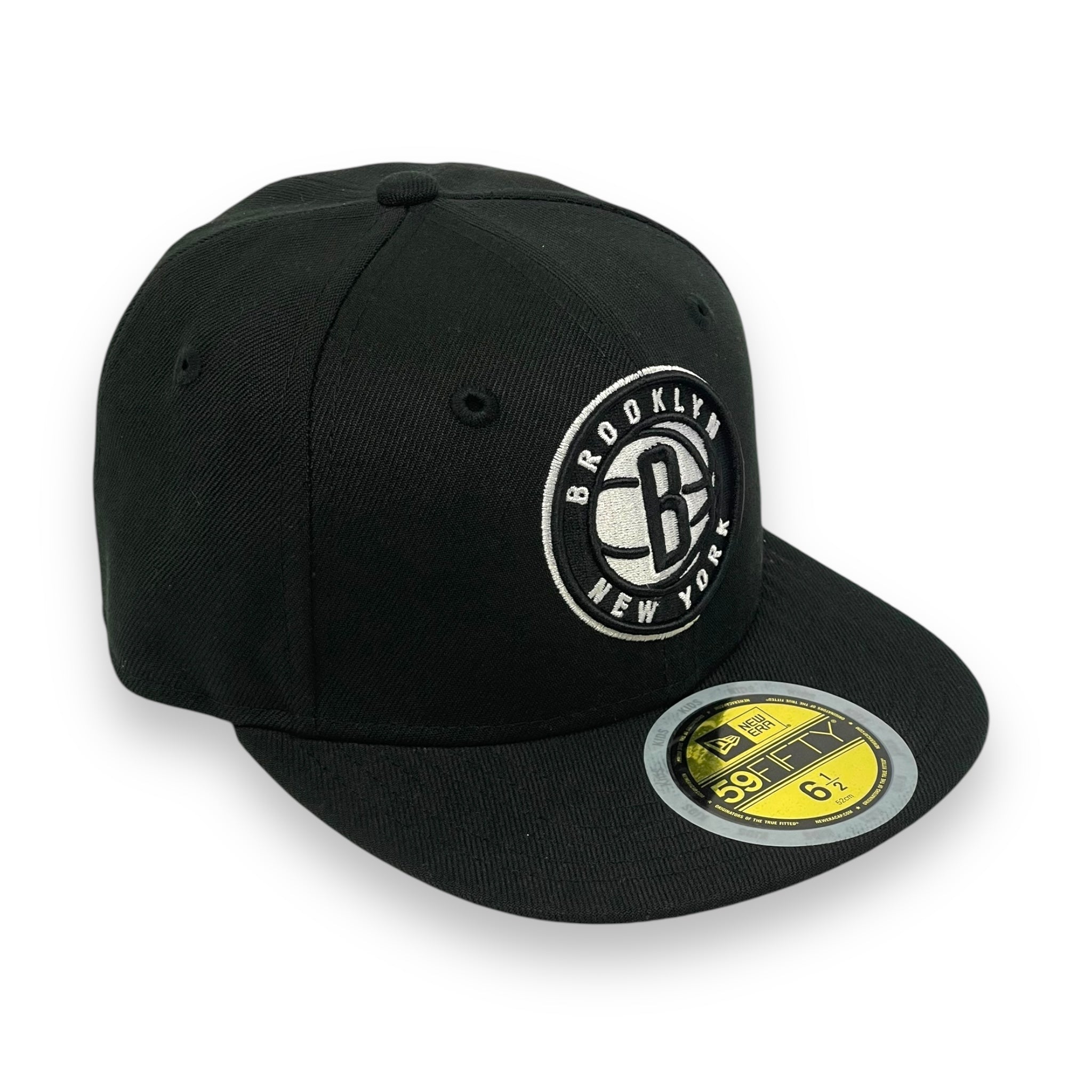 "KIDS" BROOKLYN NETS NEW ERA 59FIFTY FITTED