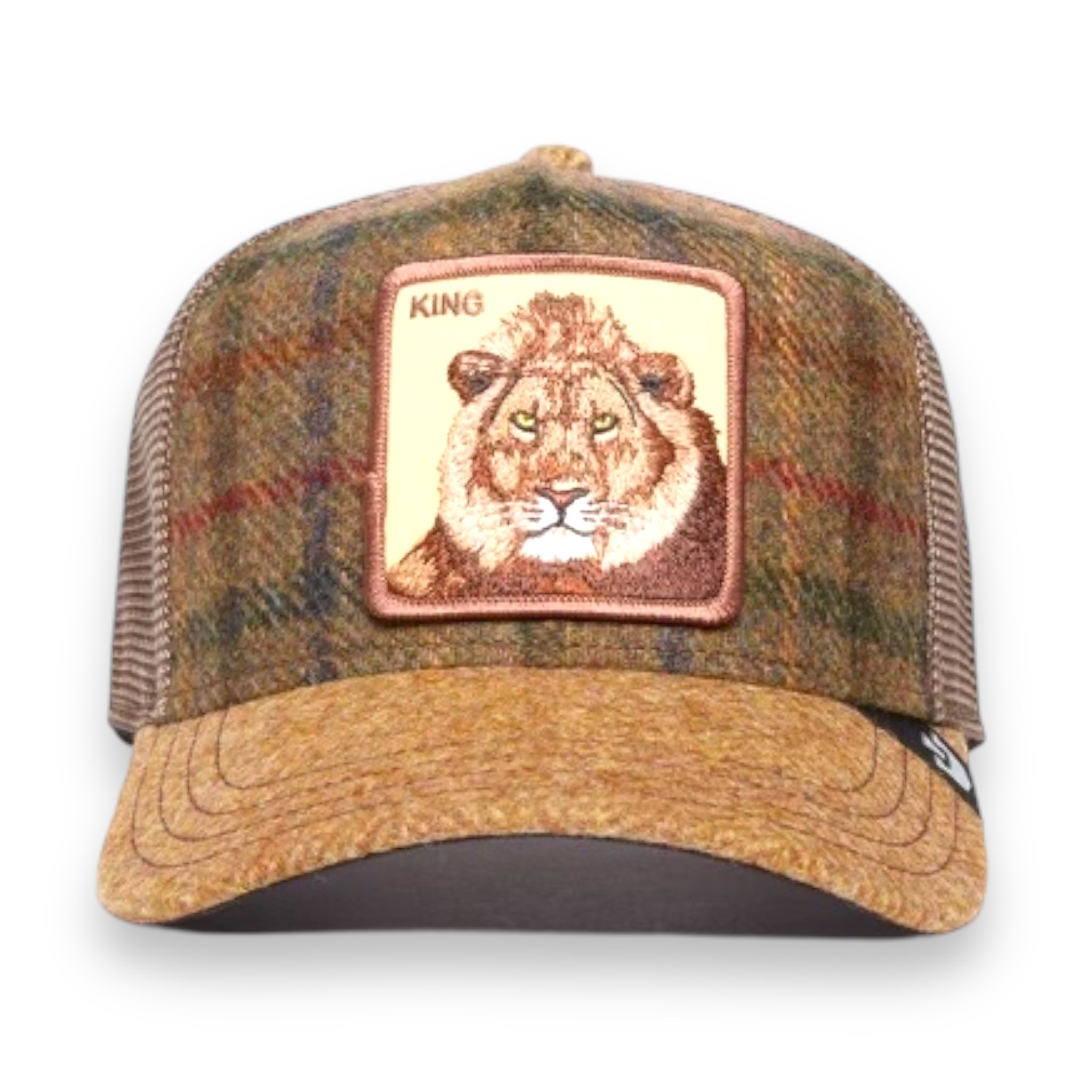 GOORIN BROS (KHAKI) MOON LION "KING" TRUCKER SNAPBACK
