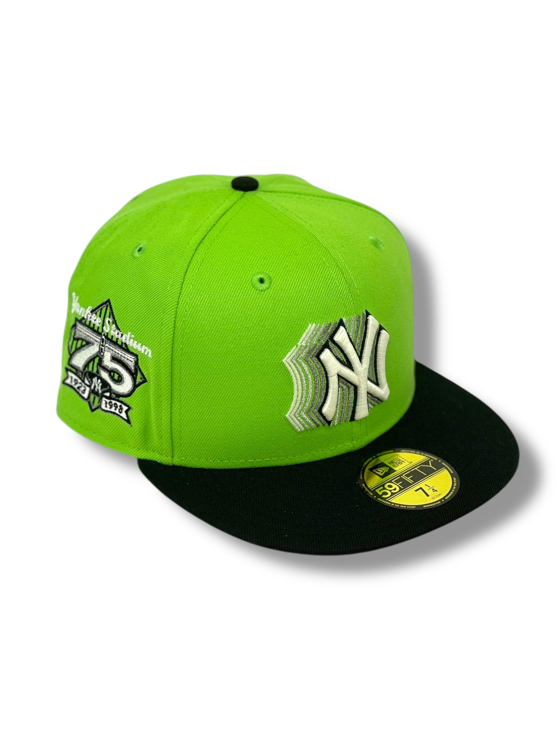 New Era Fluorescent Green Cap Yellow Lime Green Yankees Hat Men's