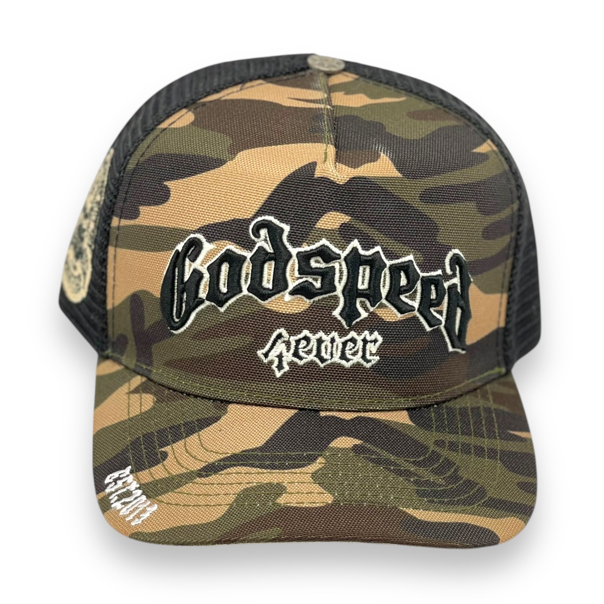GODSPEED GODSEED FOREVER (CAMO) TRUCKER SNAPBACK
