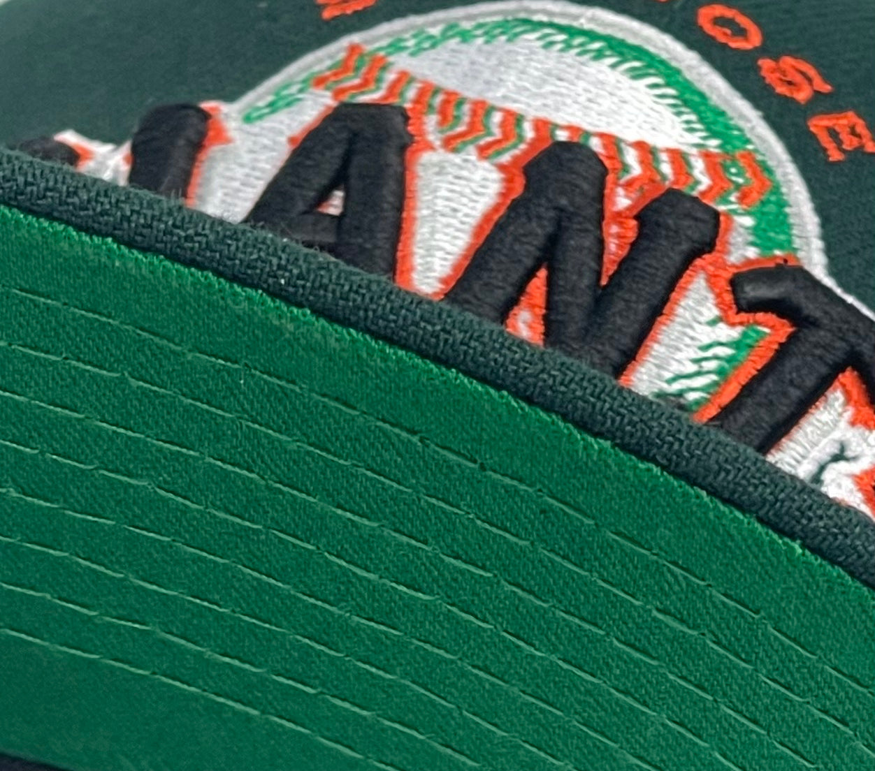 SAN JOSE GIANTS (GREEN) "30TH SEASON" NEW ERA 59FIFTY FITTED (GREEN UNDER VISOR)