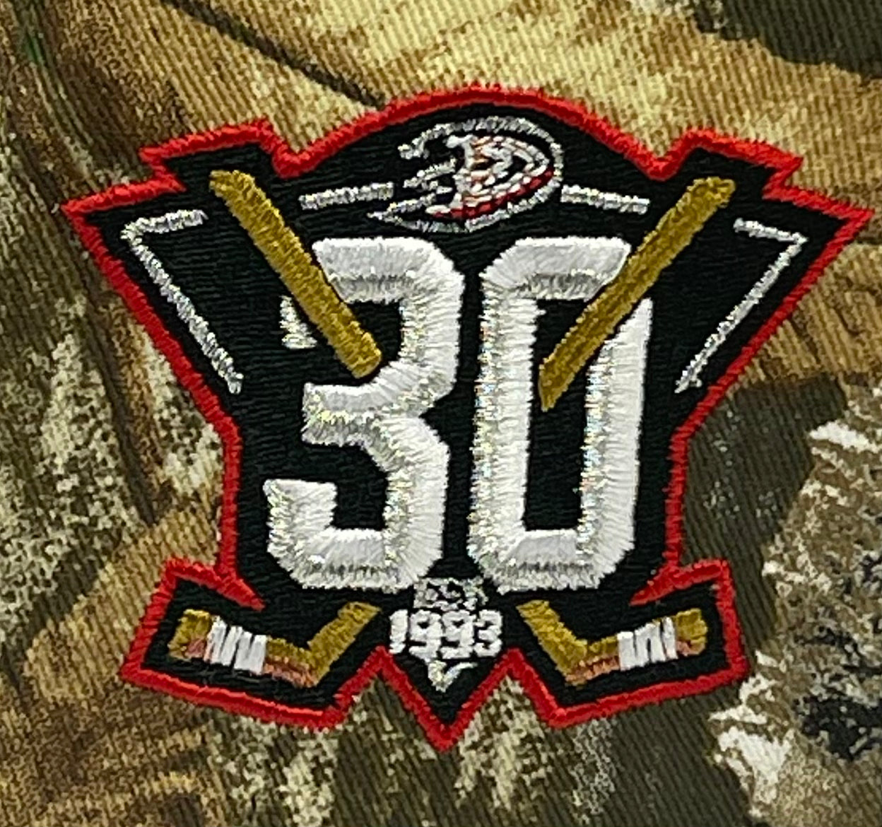 ANAHEIM MIGHTY DUCKS (REAL TREE) "30TH ANN" NEW ERA 59FIFTY FITTED