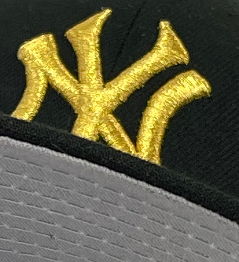 NEW YORK BLACK YANKEES (BLACK/GOLD) "1956 WORLDSERIES" NEW ERA 59FIFTY FITTED