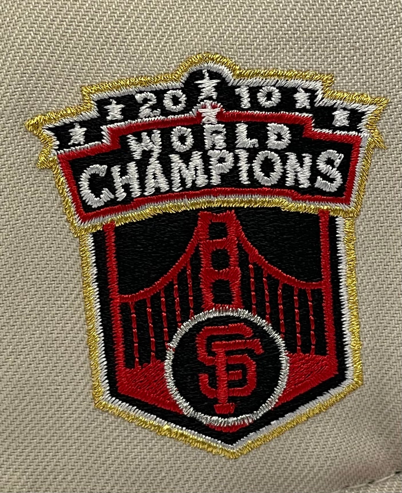 SAN FRANCISCO GIANTS (STONE) (2010 WS CHAMPS) NEW ERA 59FIFTY FITTED