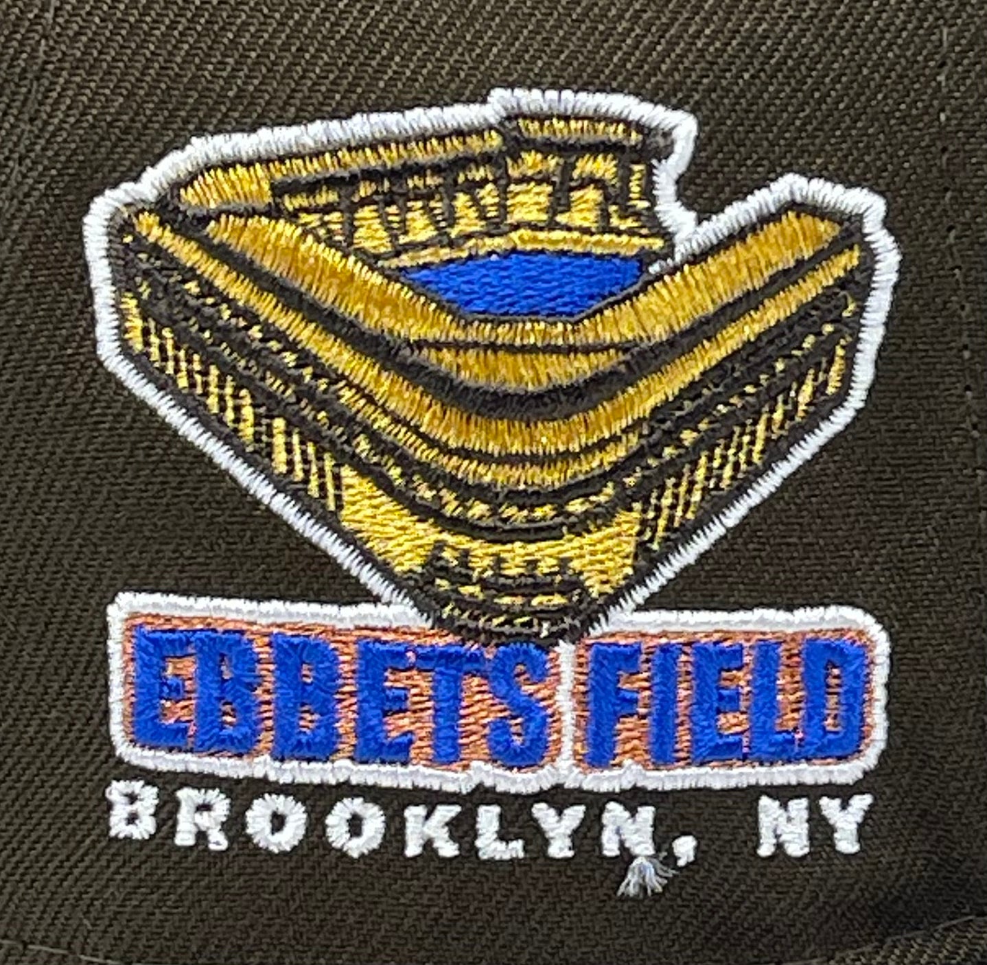 BROOKLYN DODGERS (BROWN) "EBBETS FIELD" NEW ERA 59FIFTY EXCLUSIVE FITTED