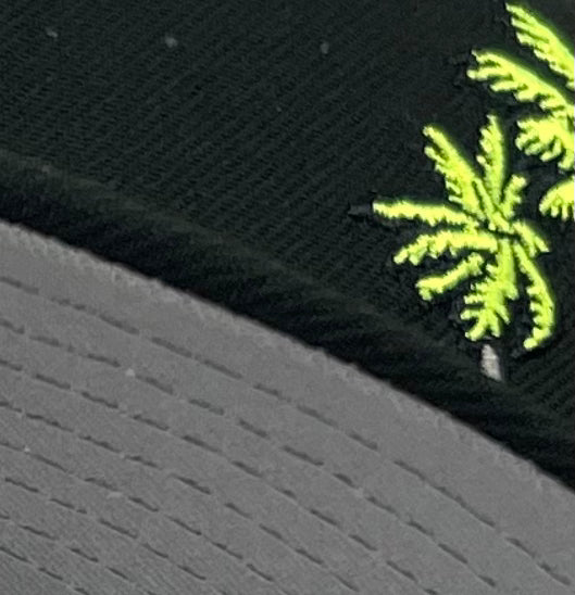LOS ANGELES DODGERS (BLACK) "TRUCKER MESH PALM TREE" NEW ERA 59FIFTY FITTED