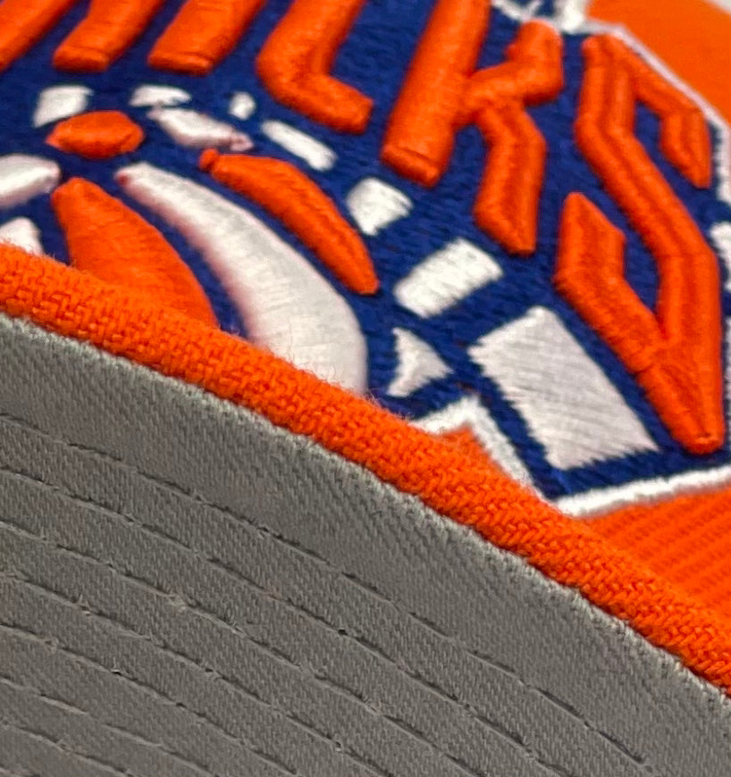 NEW YORK KNICKS (ORANGE) "2X CHAMPS" NEW ERA 59FIFTY FITTED