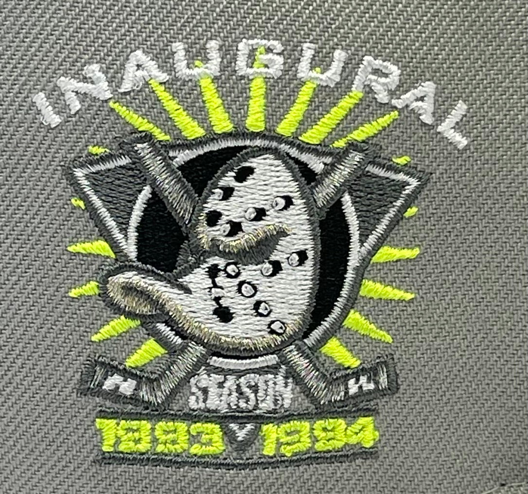 ANAHIEM MIGHTY DUCKS (GREY/VOLT) (1993-1994 INAUGURAL SEASON) NEW ERA 59FIFTY FITTED